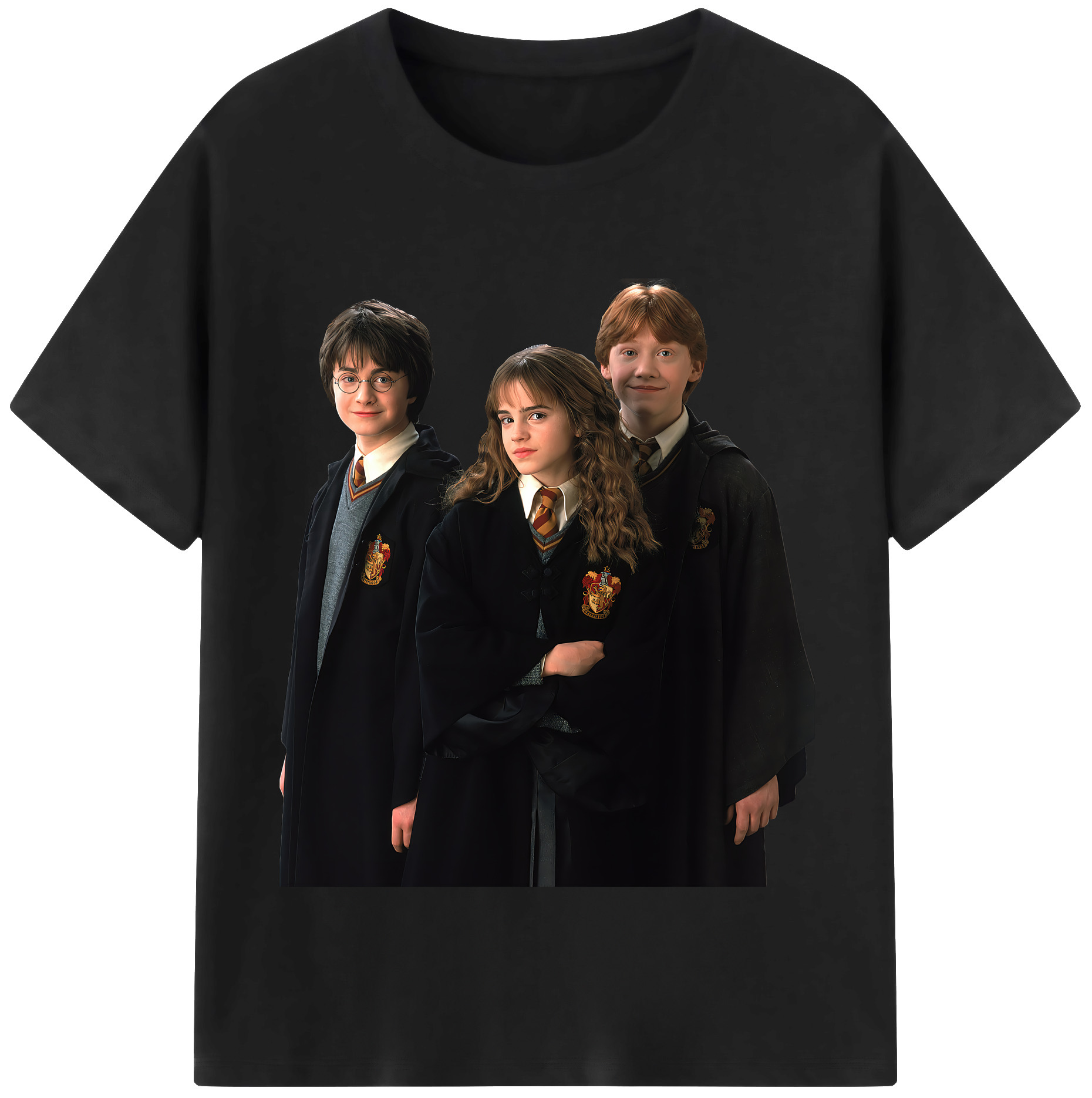 （画像用） Harry Potter ハリー・ポッターシリーズ レディースカジュアルプリントTシャツ（綿100％）