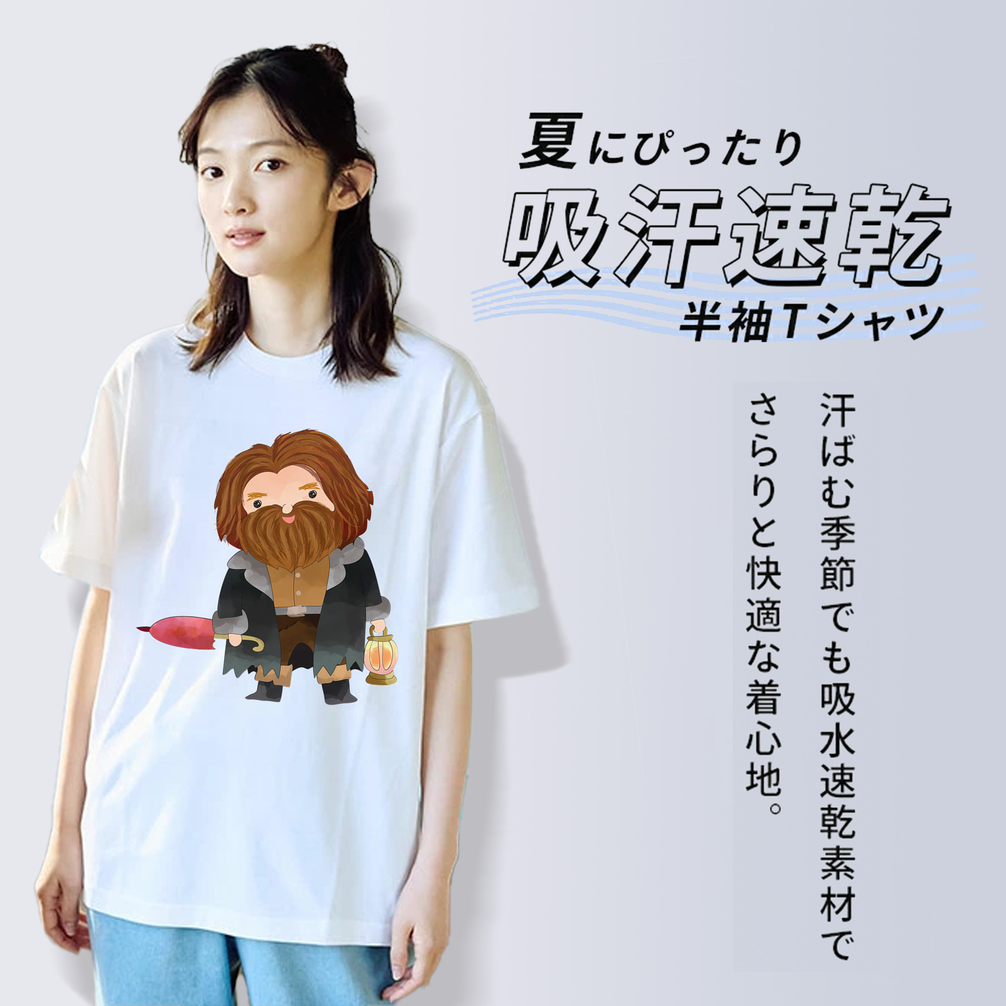 Harry Potter ハリー・ポッターシリーズ レディースカジュアルプリントTシャツ（綿100％）