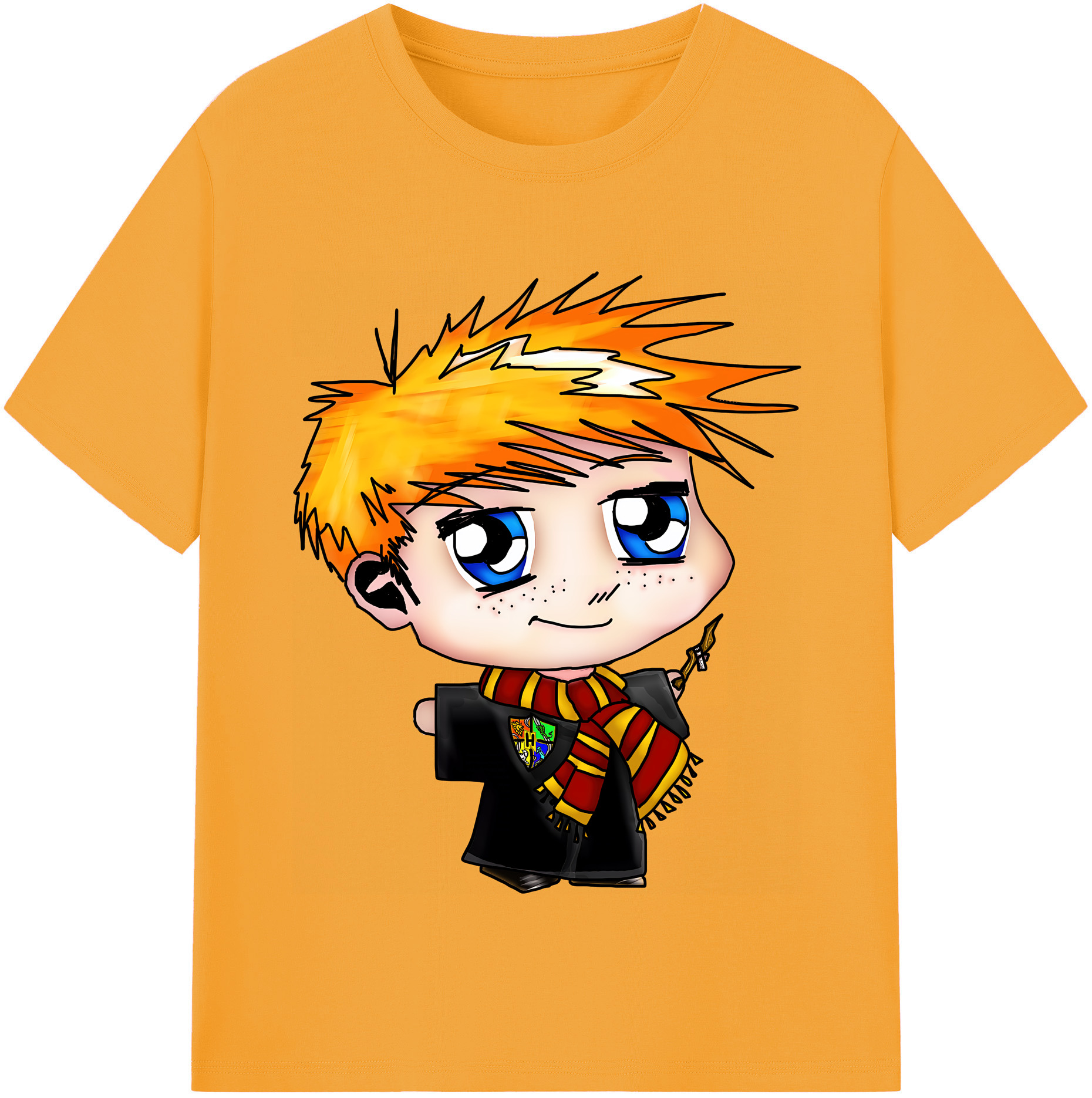 （画像用） Harry Potter ハリー・ポッターシリーズ レディースカジュアルプリントTシャツ（綿100％）