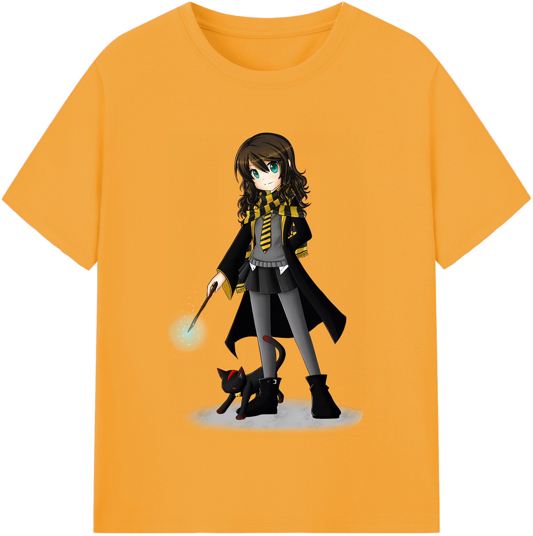 （画像用） Harry Potter ハリー・ポッターシリーズ レディースカジュアルプリントTシャツ（綿100％）