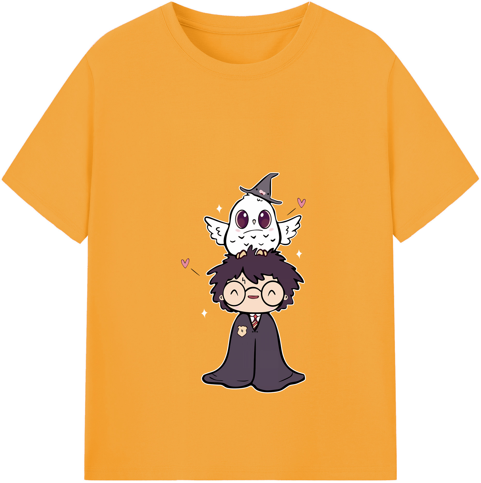 （画像用） Harry Potter ハリー・ポッターシリーズ レディースカジュアルプリントTシャツ（綿100％）