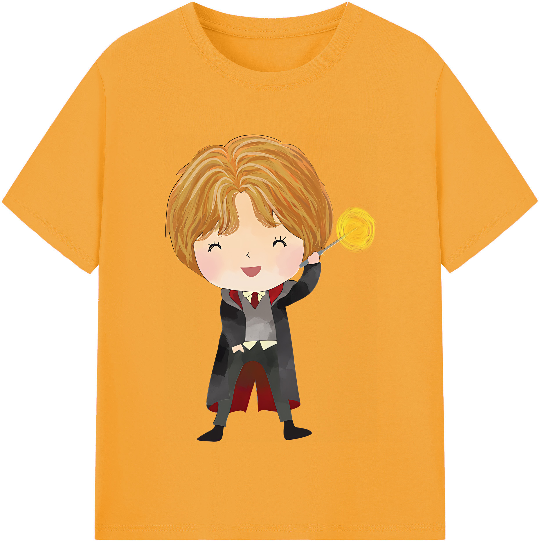 （画像用） Harry Potter ハリー・ポッターシリーズ レディースカジュアルプリントTシャツ（綿100％）