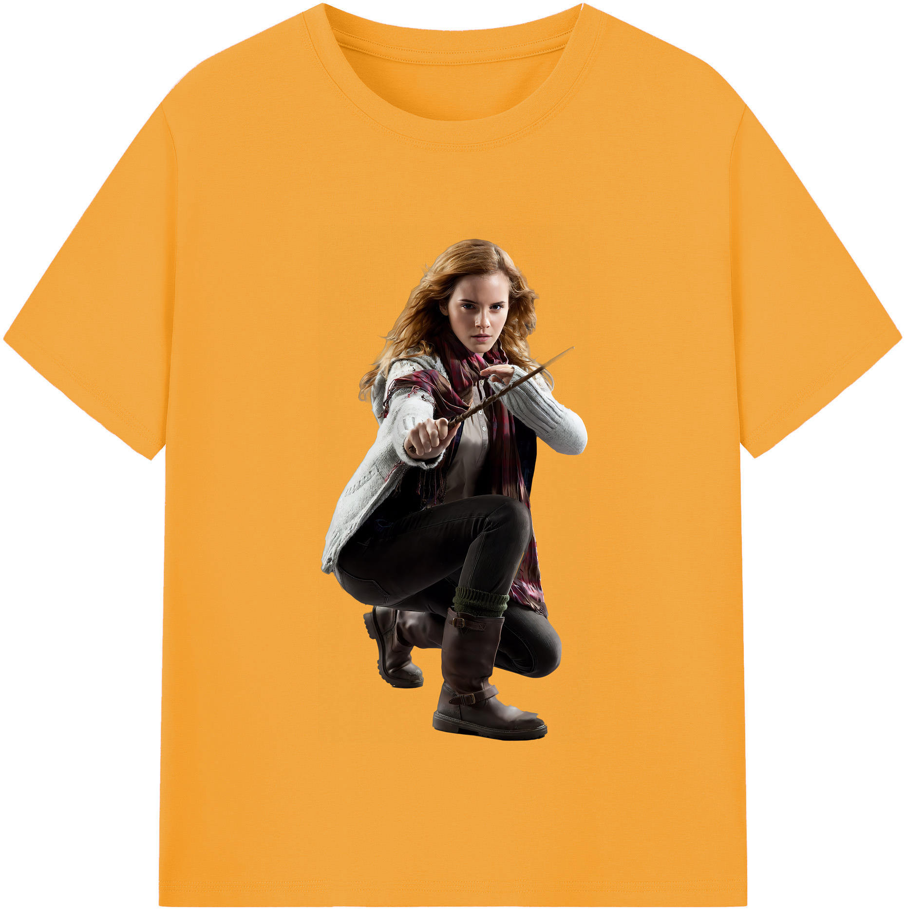 （画像用） Harry Potter ハリー・ポッターシリーズ レディースカジュアルプリントTシャツ（綿100％）