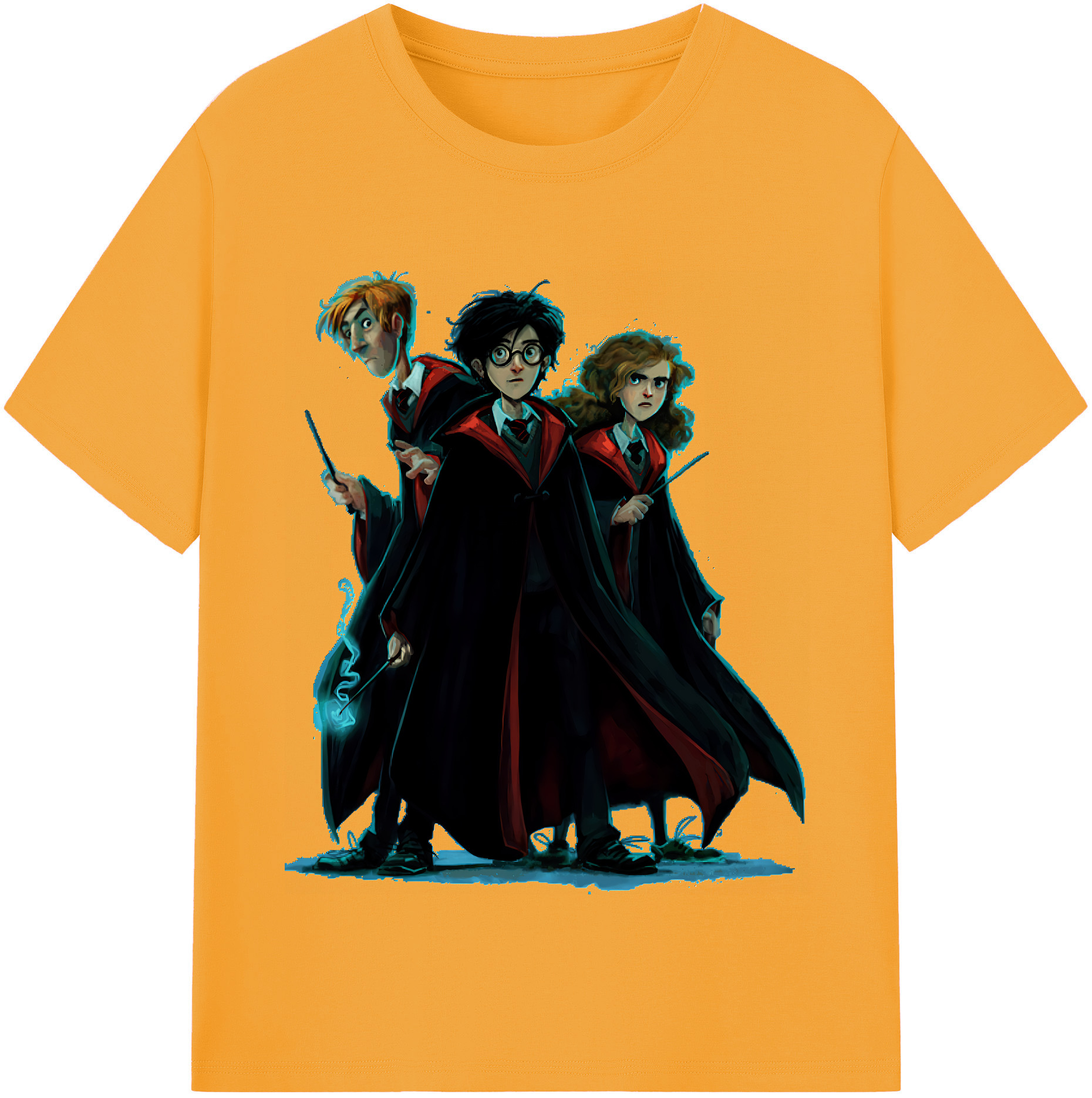 （画像用） Harry Potter ハリー・ポッターシリーズ レディースカジュアルプリントTシャツ（綿100％）