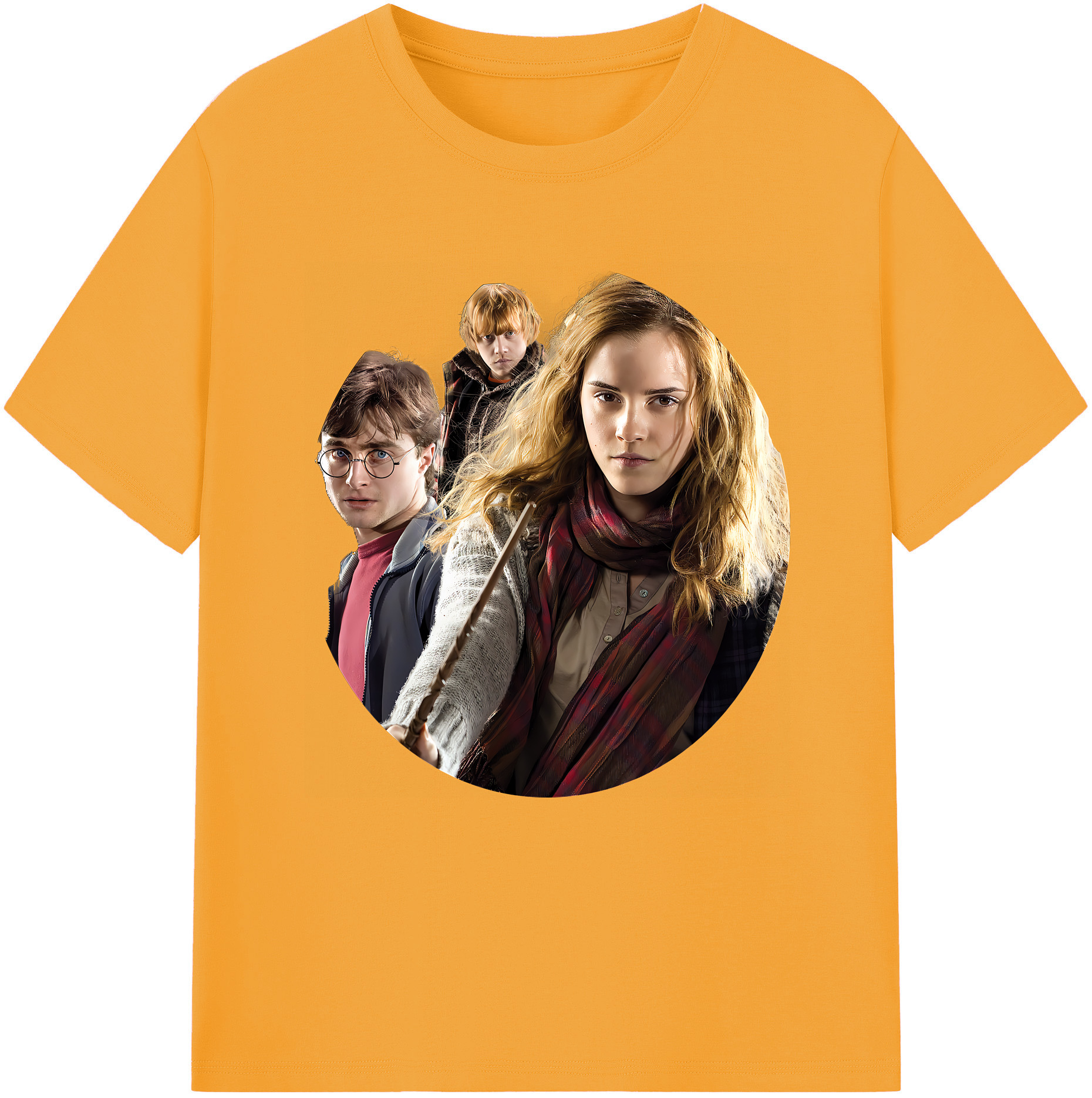 （画像用） Harry Potter ハリー・ポッターシリーズ レディースカジュアルプリントTシャツ（綿100％）
