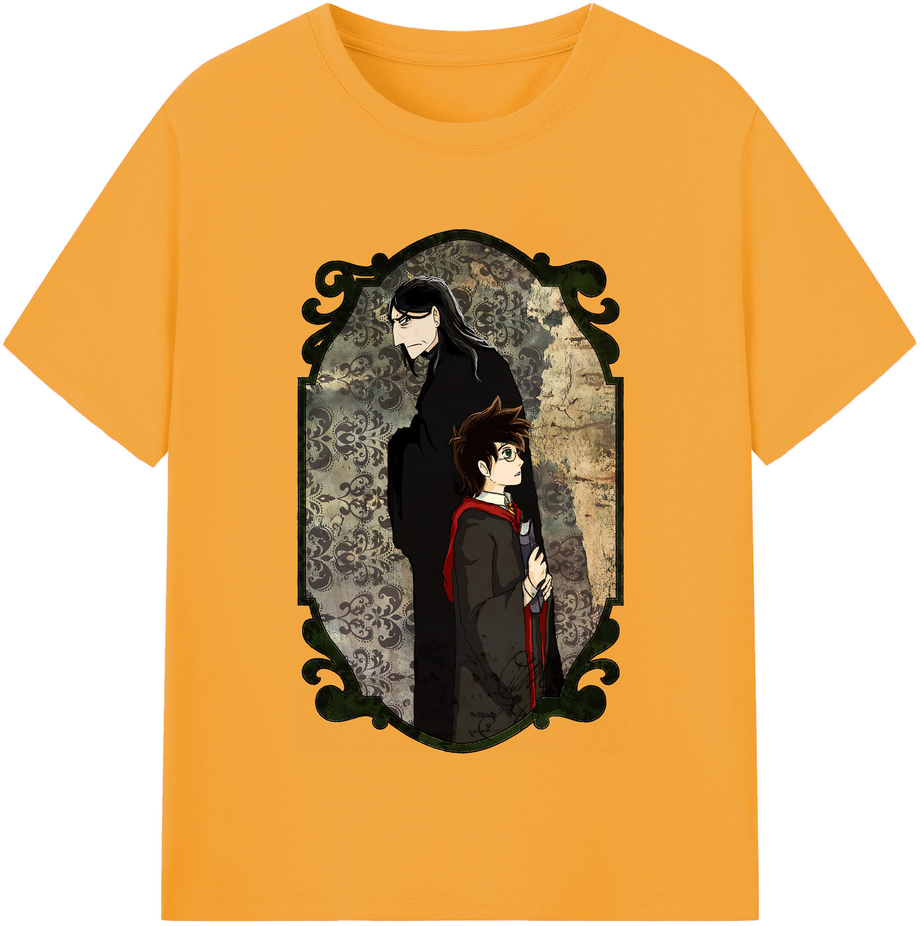（画像用） Harry Potter ハリー・ポッターシリーズ レディースカジュアルプリントTシャツ（綿100％）