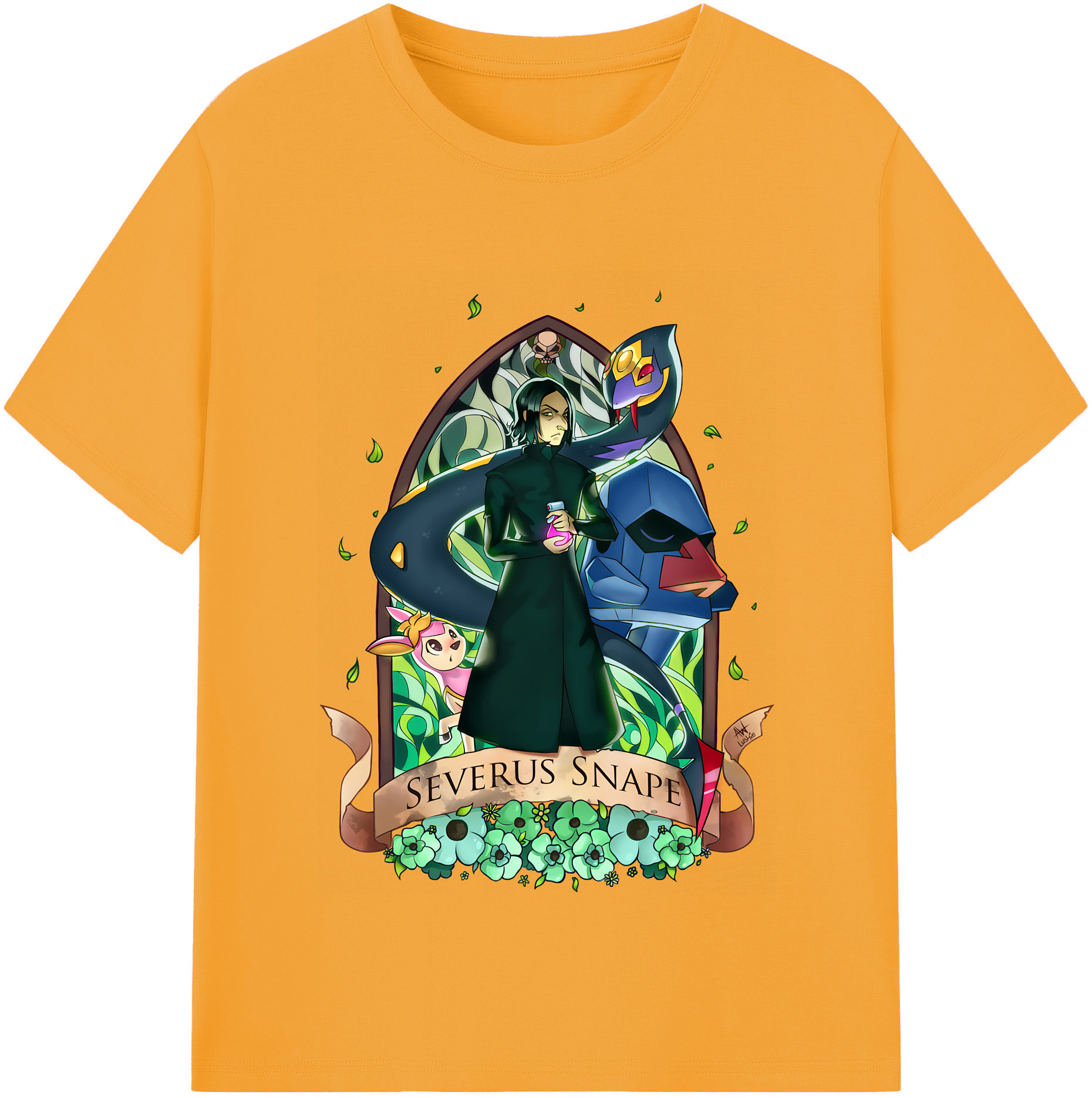 （画像用） Harry Potter ハリー・ポッターシリーズ レディースカジュアルプリントTシャツ（綿100％）