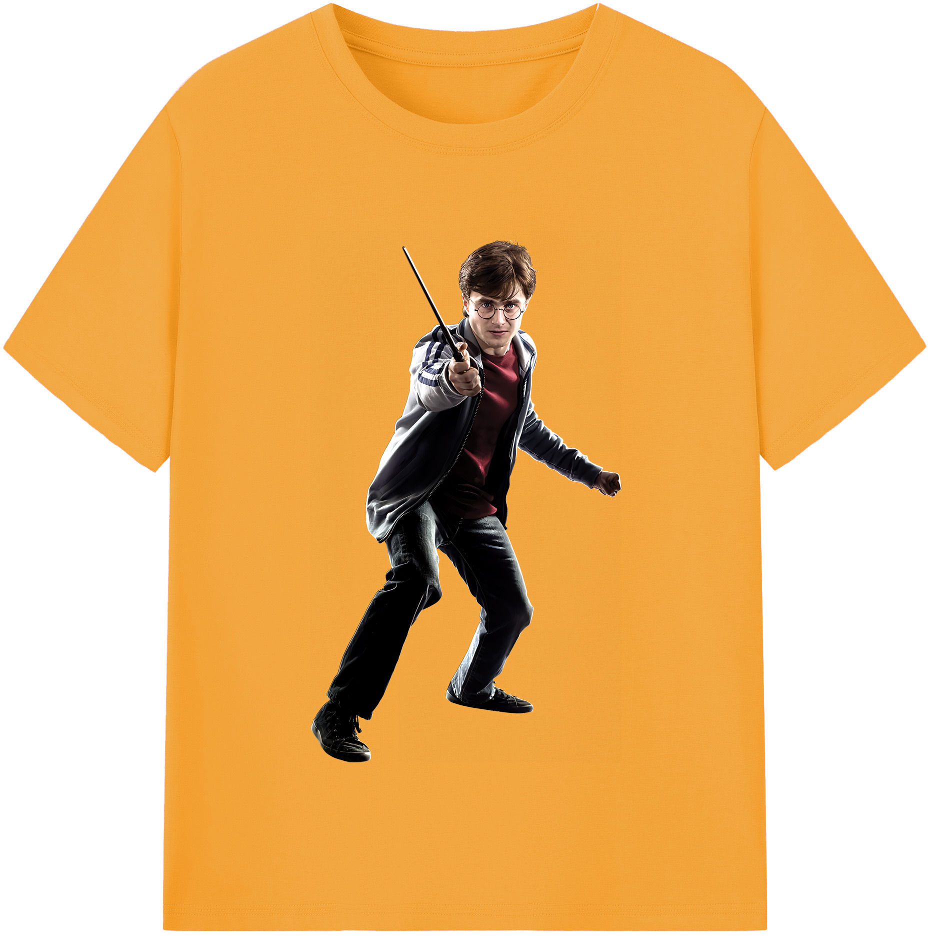 （画像用） Harry Potter ハリー・ポッターシリーズ レディースカジュアルプリントTシャツ（綿100％）