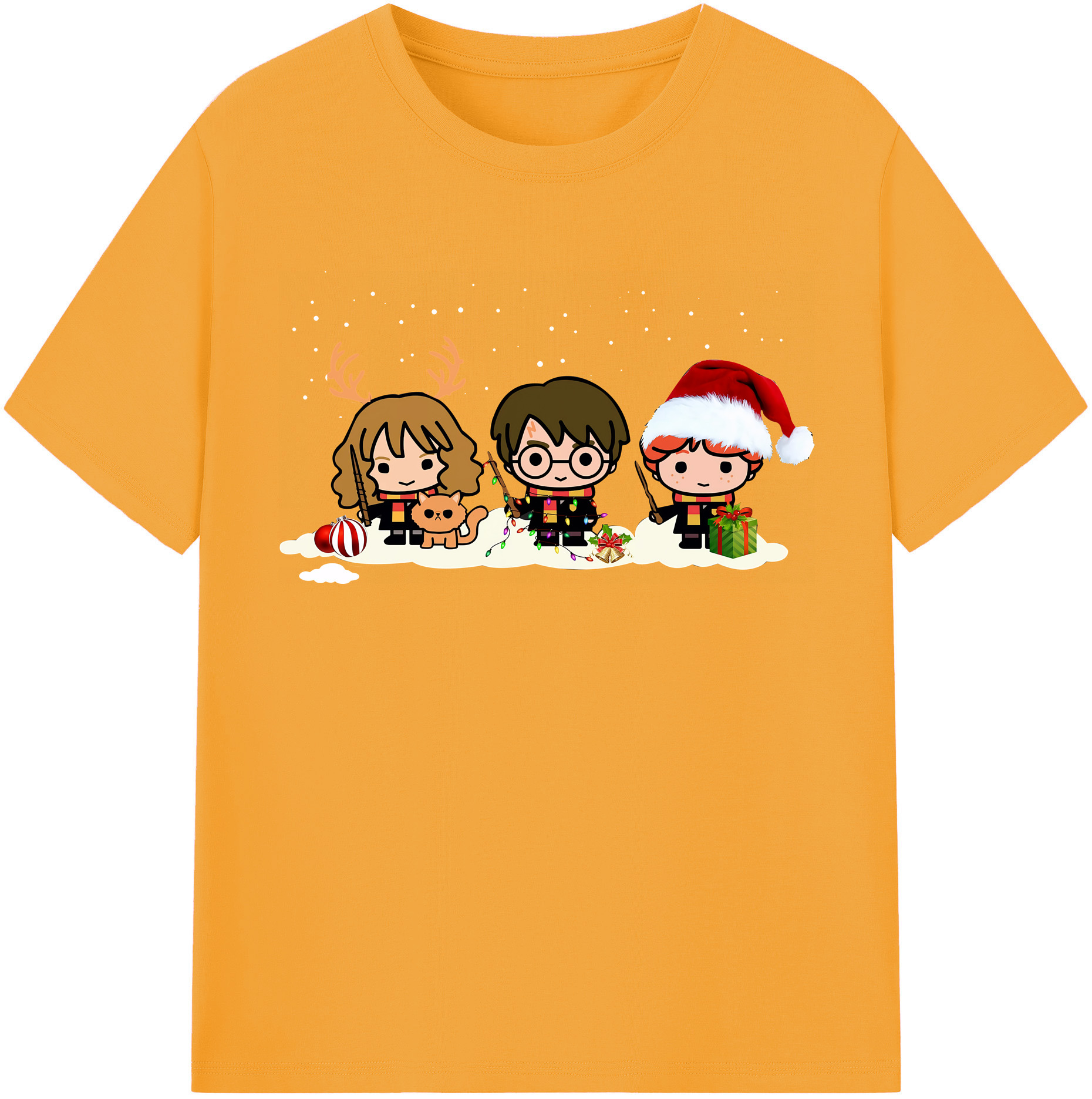 （画像用） Harry Potter ハリー・ポッターシリーズ レディースカジュアルプリントTシャツ（綿100％）