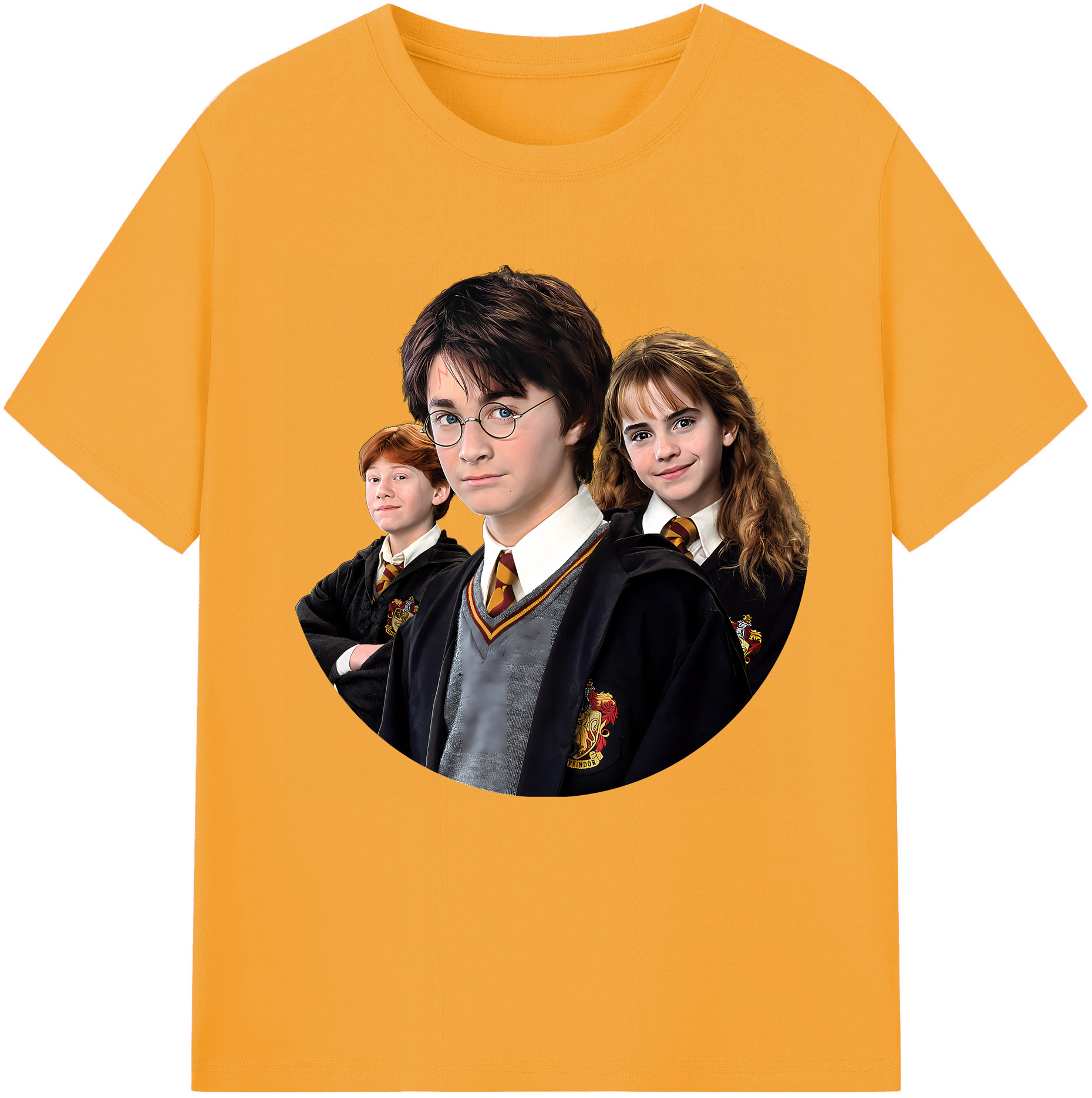 （画像用） Harry Potter ハリー・ポッターシリーズ レディースカジュアルプリントTシャツ（綿100％）