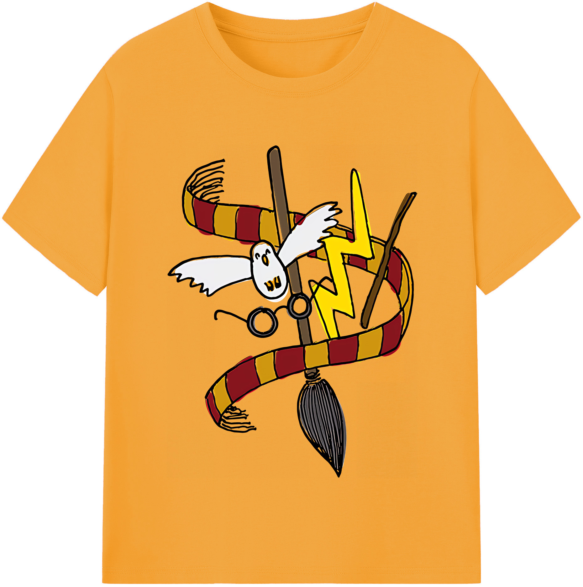 （画像用） Harry Potter ハリー・ポッターシリーズ レディースカジュアルプリントTシャツ（綿100％）