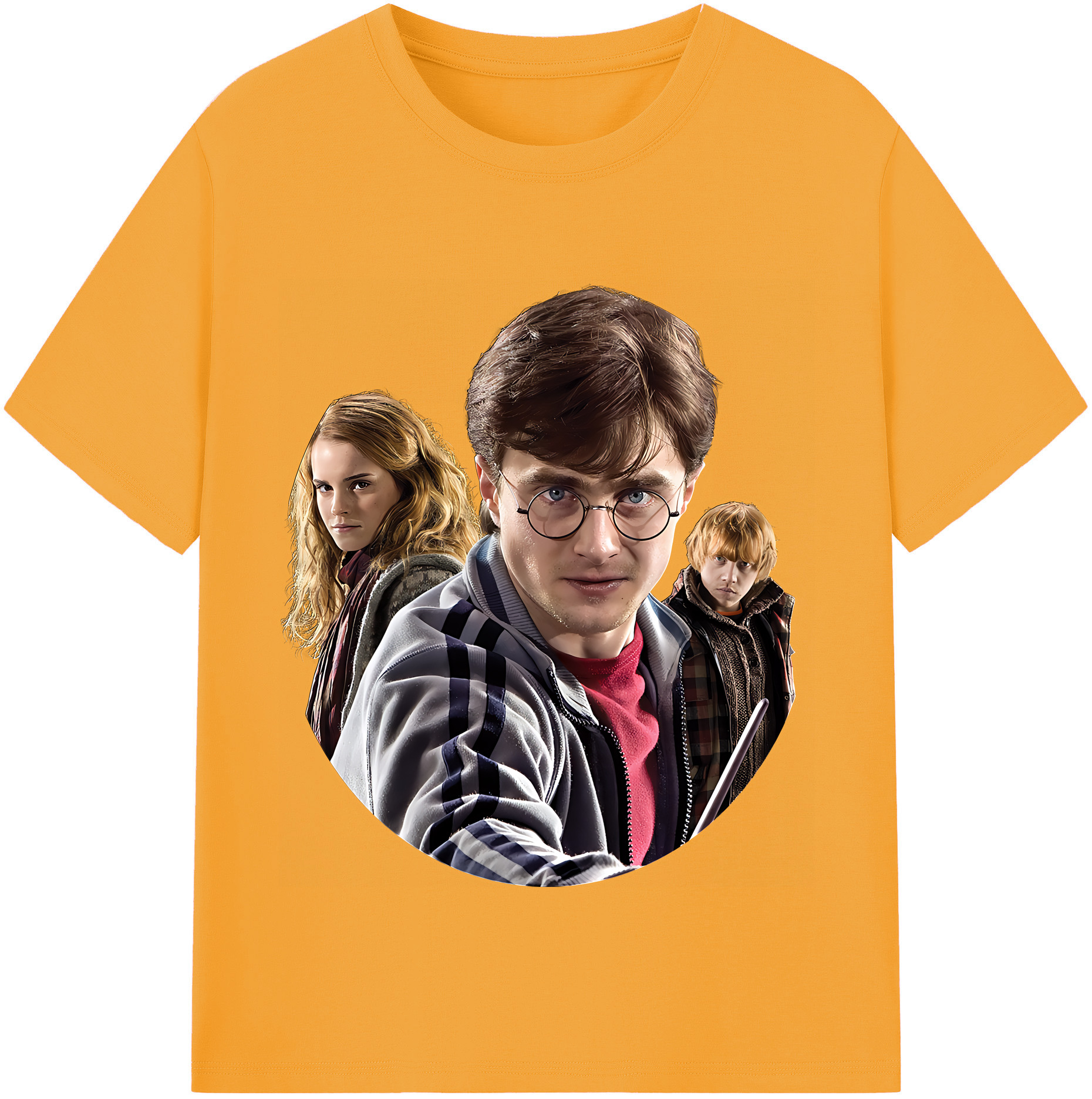 （画像用） Harry Potter ハリー・ポッターシリーズ レディースカジュアルプリントTシャツ（綿100％）