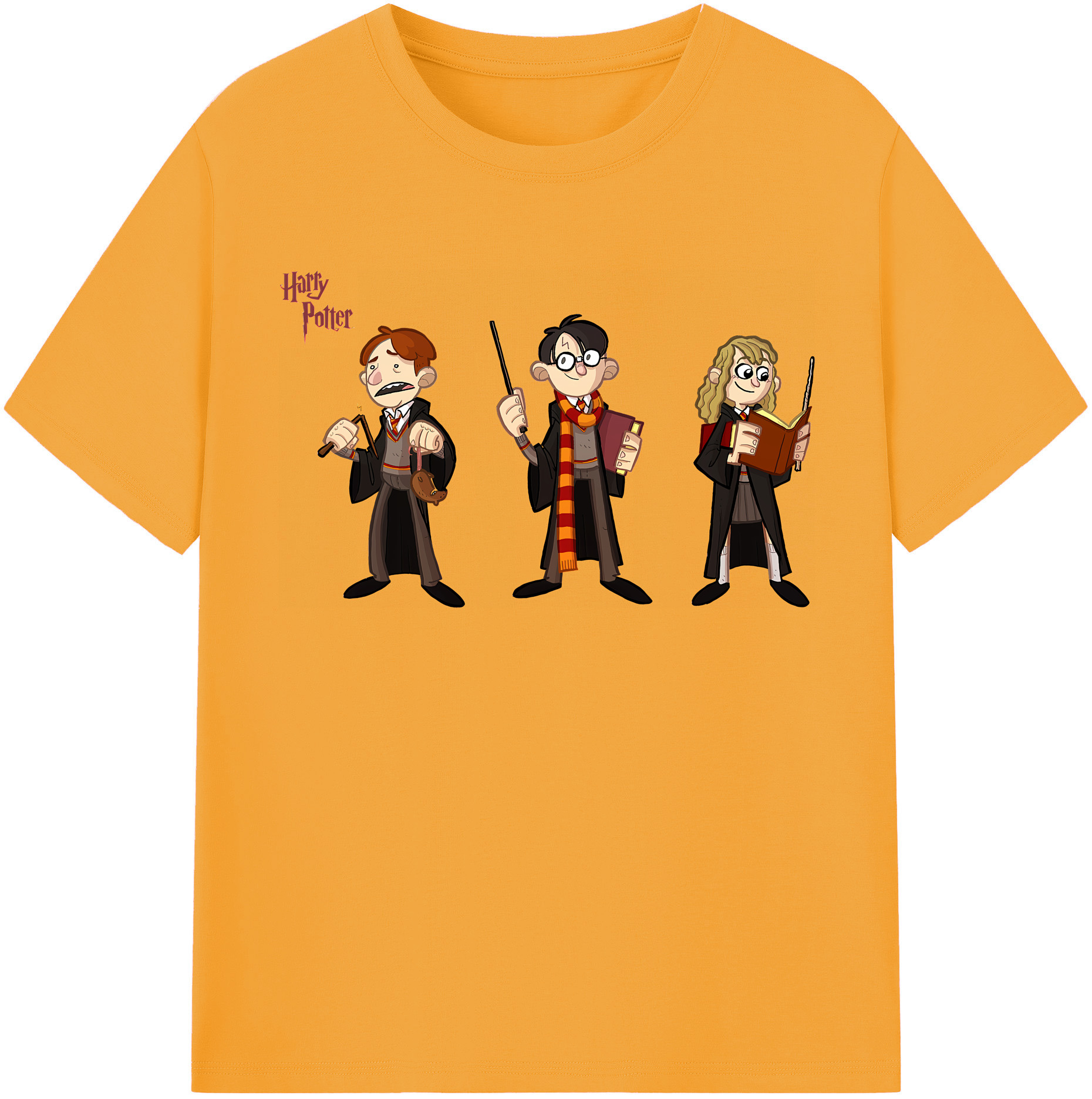 （画像用） Harry Potter ハリー・ポッターシリーズ レディースカジュアルプリントTシャツ（綿100％）
