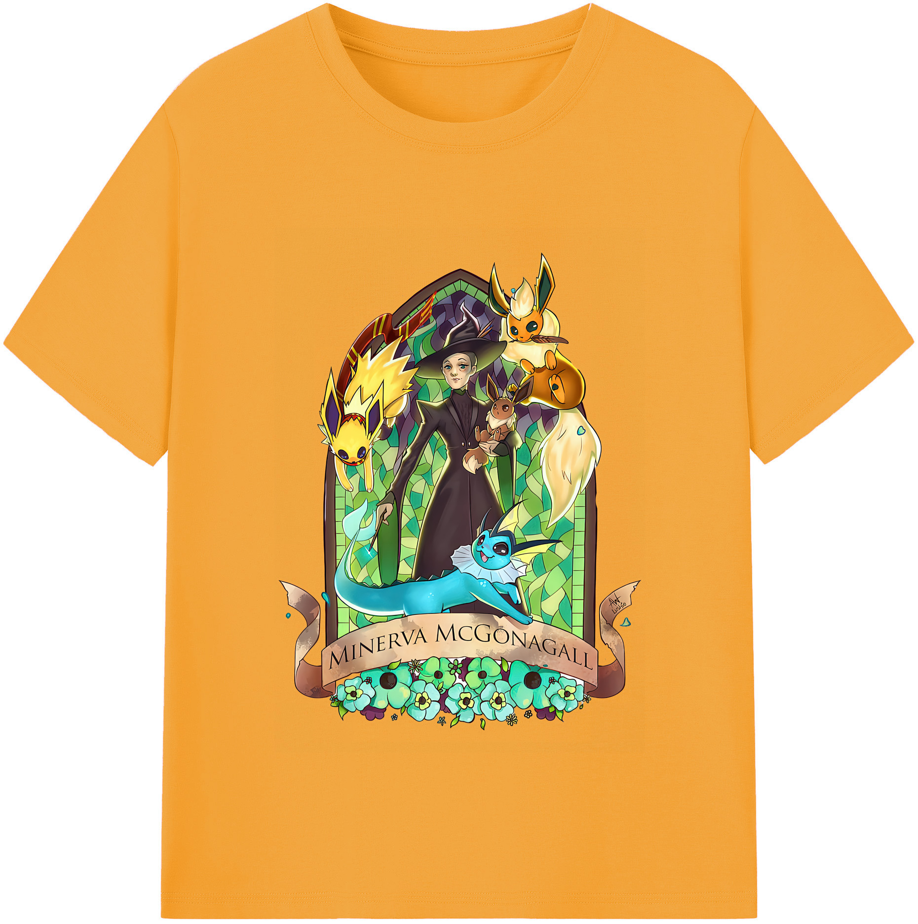 （画像用） Harry Potter ハリー・ポッターシリーズ レディースカジュアルプリントTシャツ（綿100％）