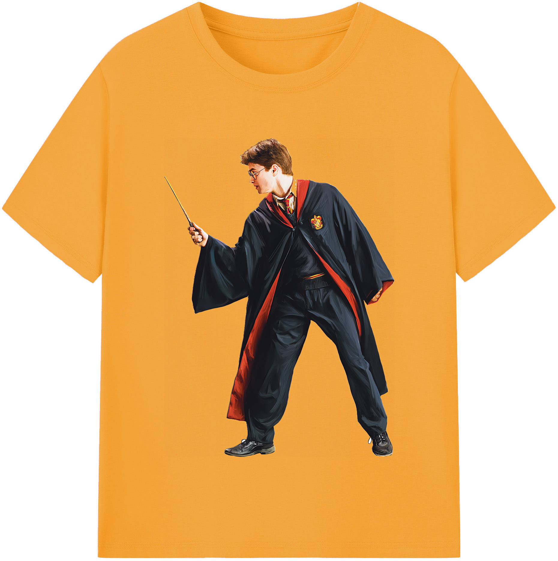 （画像用） Harry Potter ハリー・ポッターシリーズ レディースカジュアルプリントTシャツ（綿100％）
