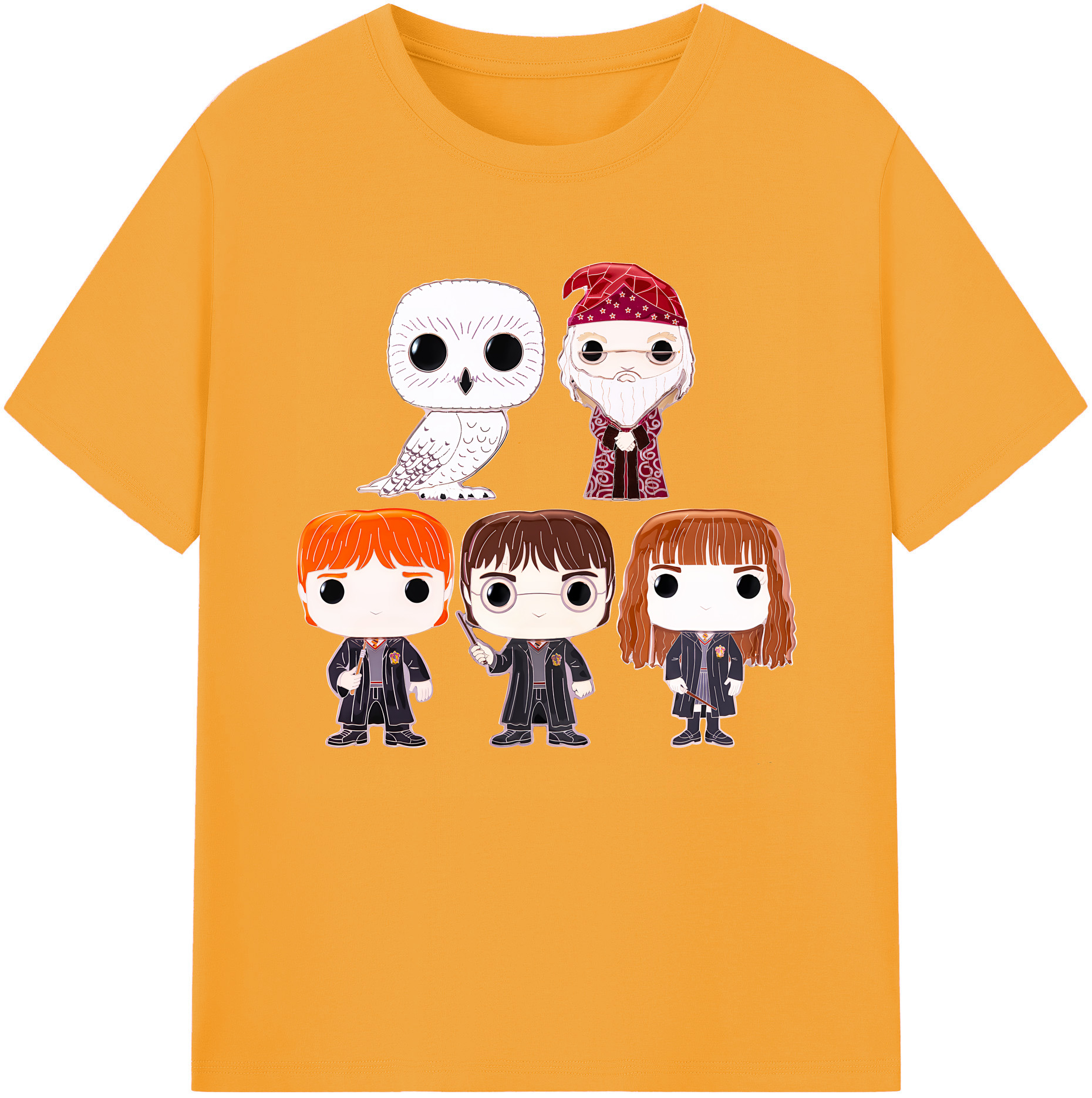 （画像用） Harry Potter ハリー・ポッターシリーズ レディースカジュアルプリントTシャツ（綿100％）