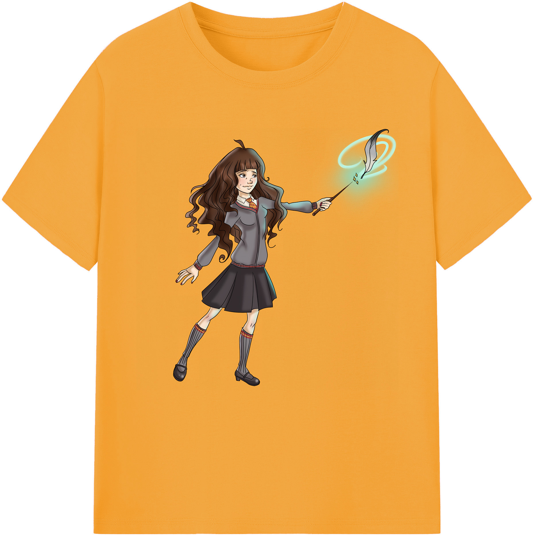 （画像用） Harry Potter ハリー・ポッターシリーズ レディースカジュアルプリントTシャツ（綿100％）