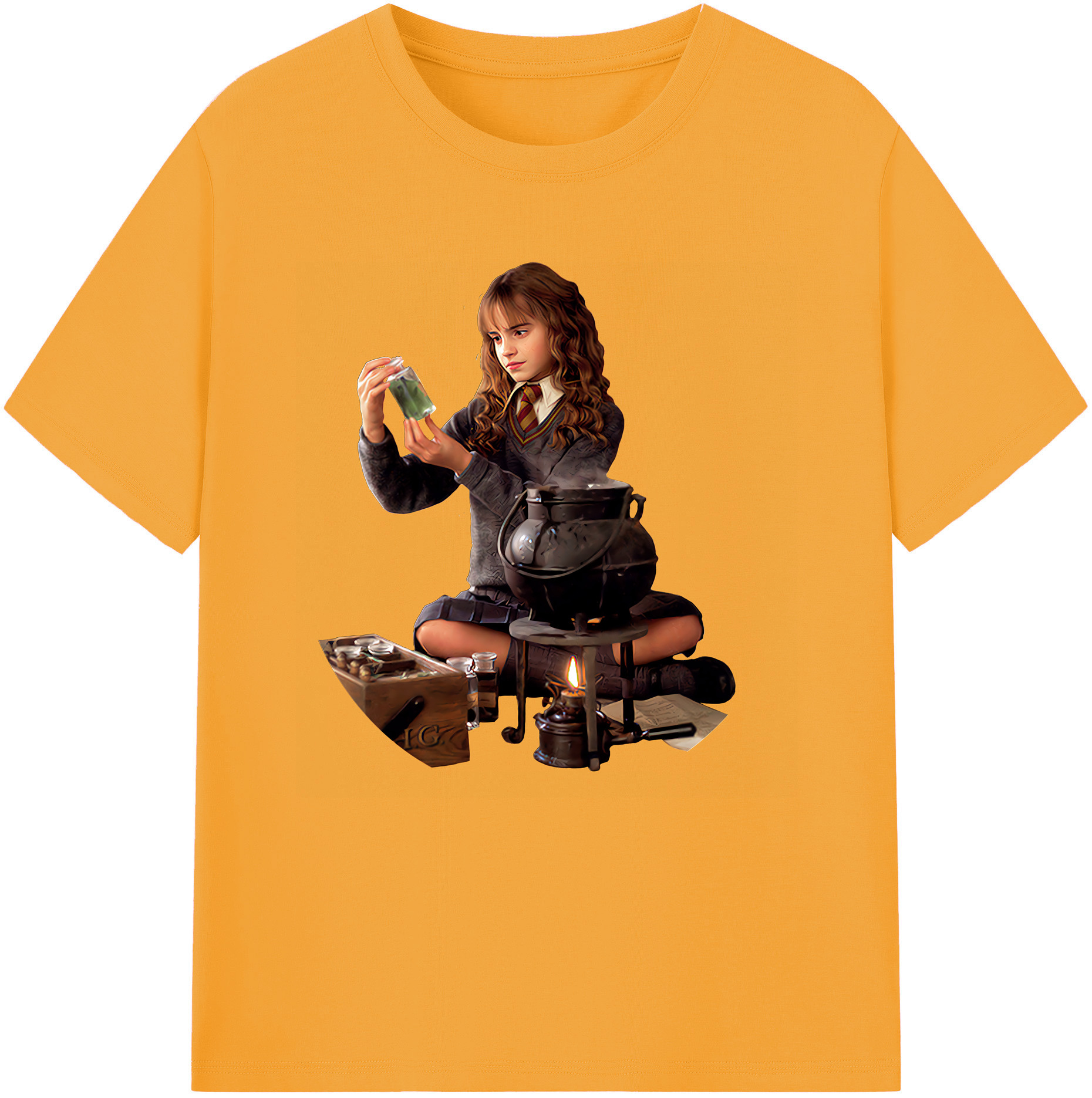 （画像用） Harry Potter ハリー・ポッターシリーズ レディースカジュアルプリントTシャツ（綿100％）