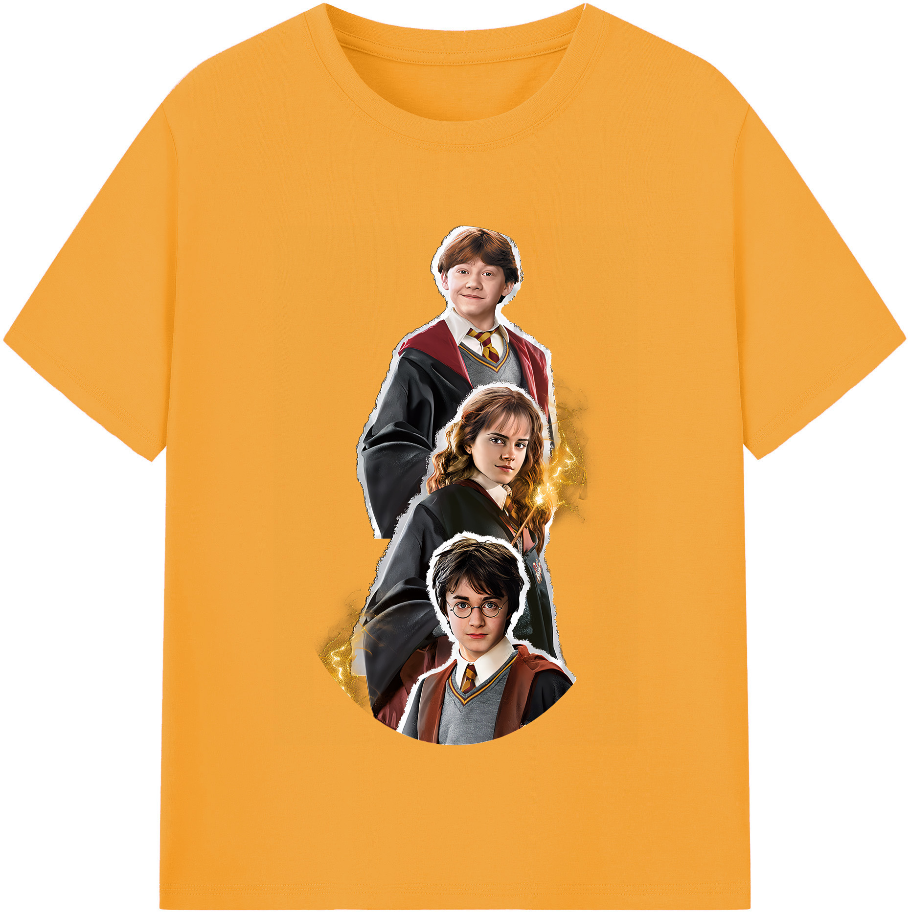 （画像用） Harry Potter ハリー・ポッターシリーズ レディースカジュアルプリントTシャツ（綿100％）