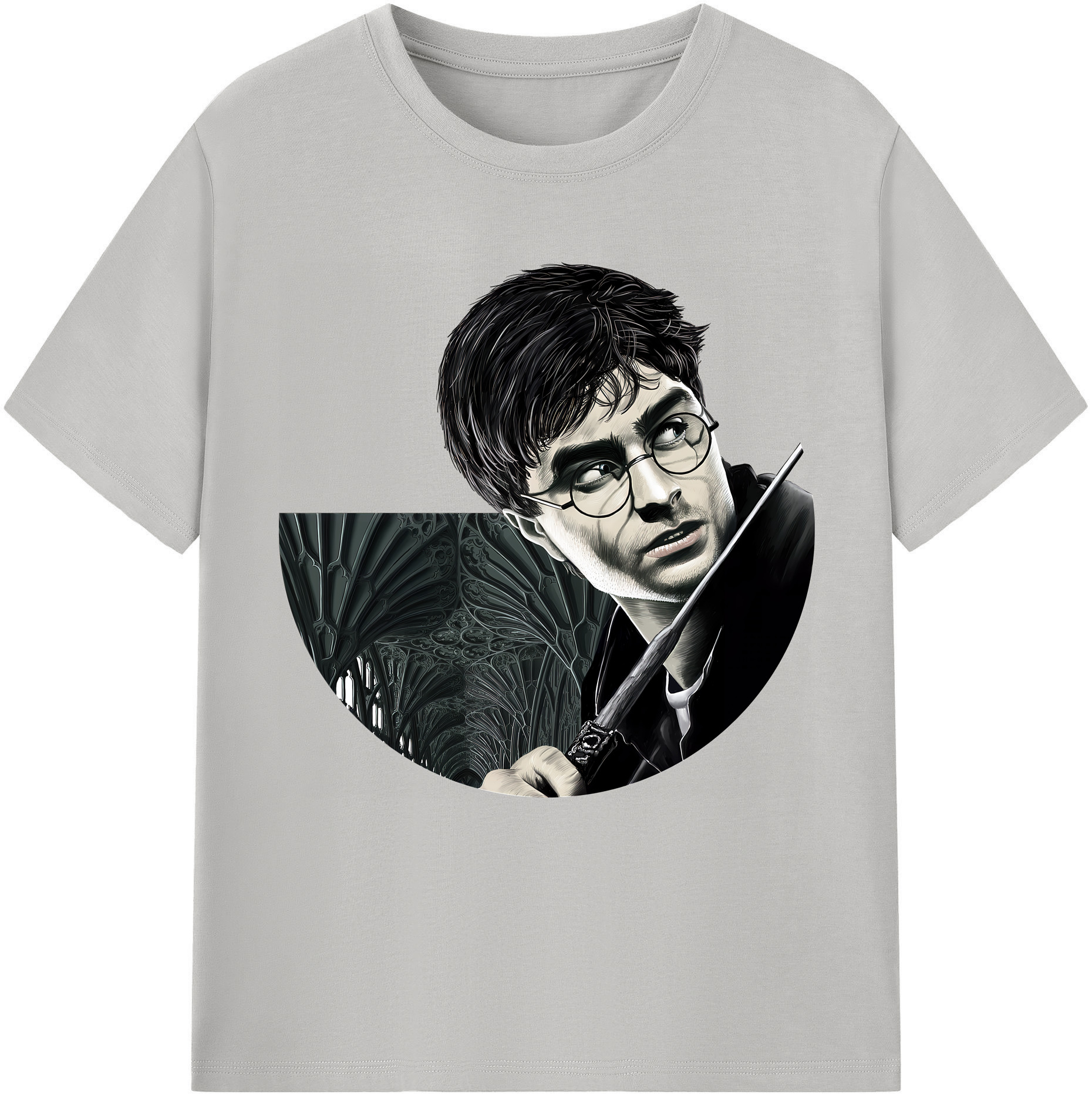 （画像用） Harry Potter ハリー・ポッターシリーズ レディースカジュアルプリントTシャツ（綿100％）