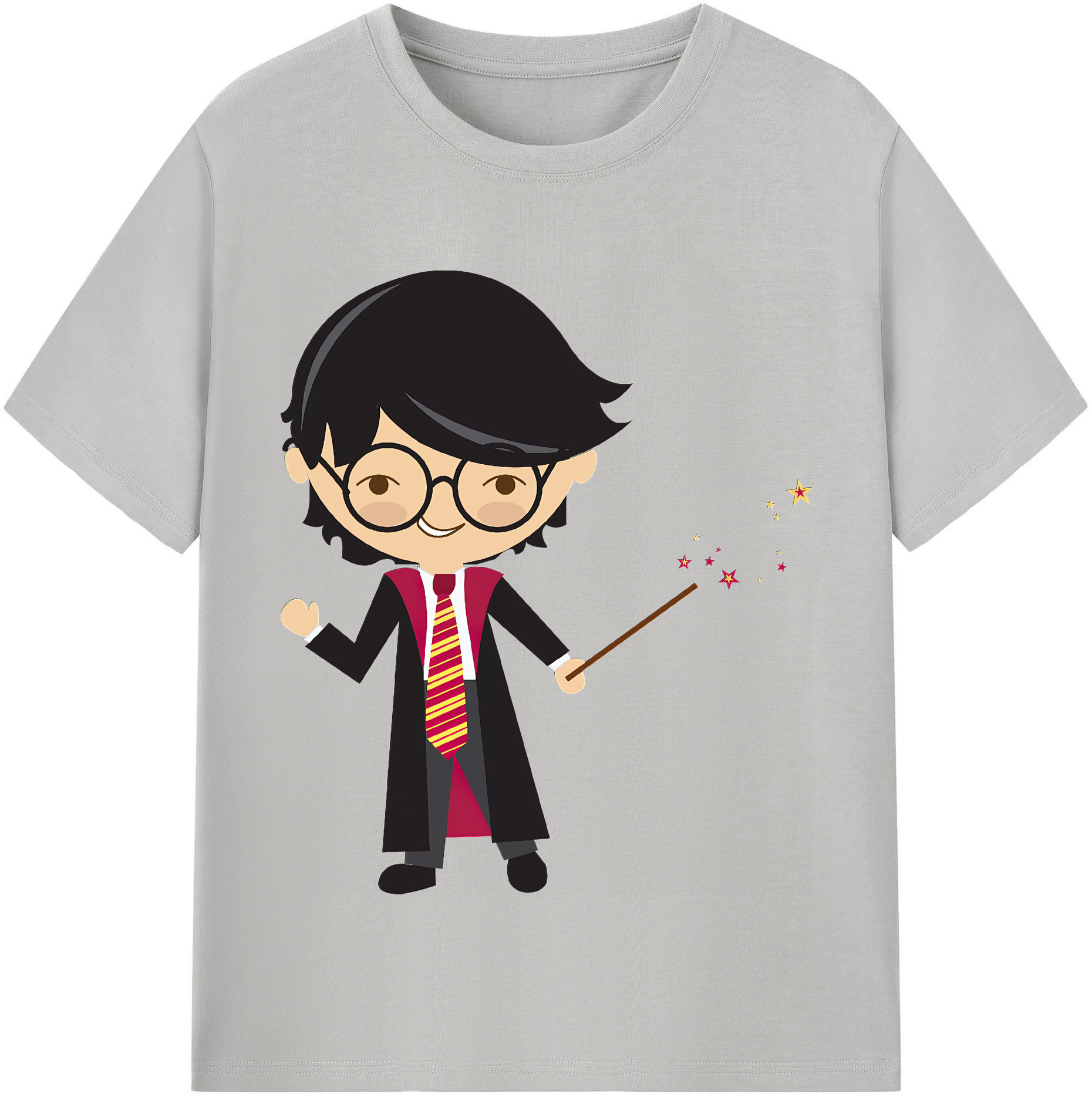（画像用） Harry Potter ハリー・ポッターシリーズ レディースカジュアルプリントTシャツ（綿100％）