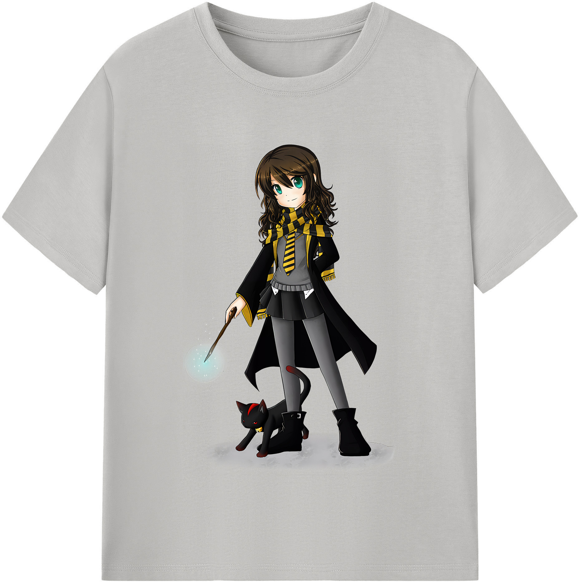（画像用） Harry Potter ハリー・ポッターシリーズ レディースカジュアルプリントTシャツ（綿100％）
