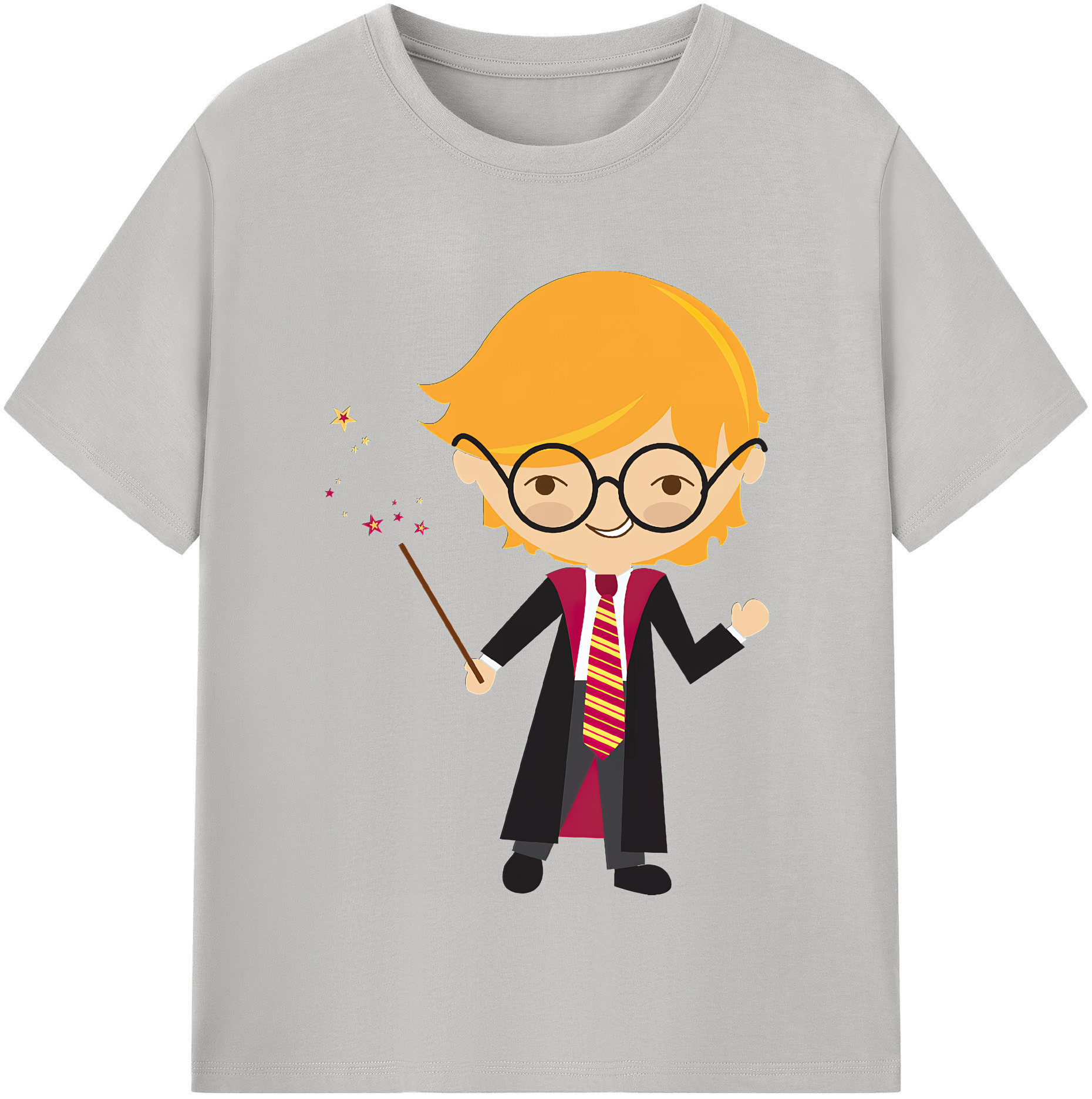 （画像用） Harry Potter ハリー・ポッターシリーズ レディースカジュアルプリントTシャツ（綿100％）