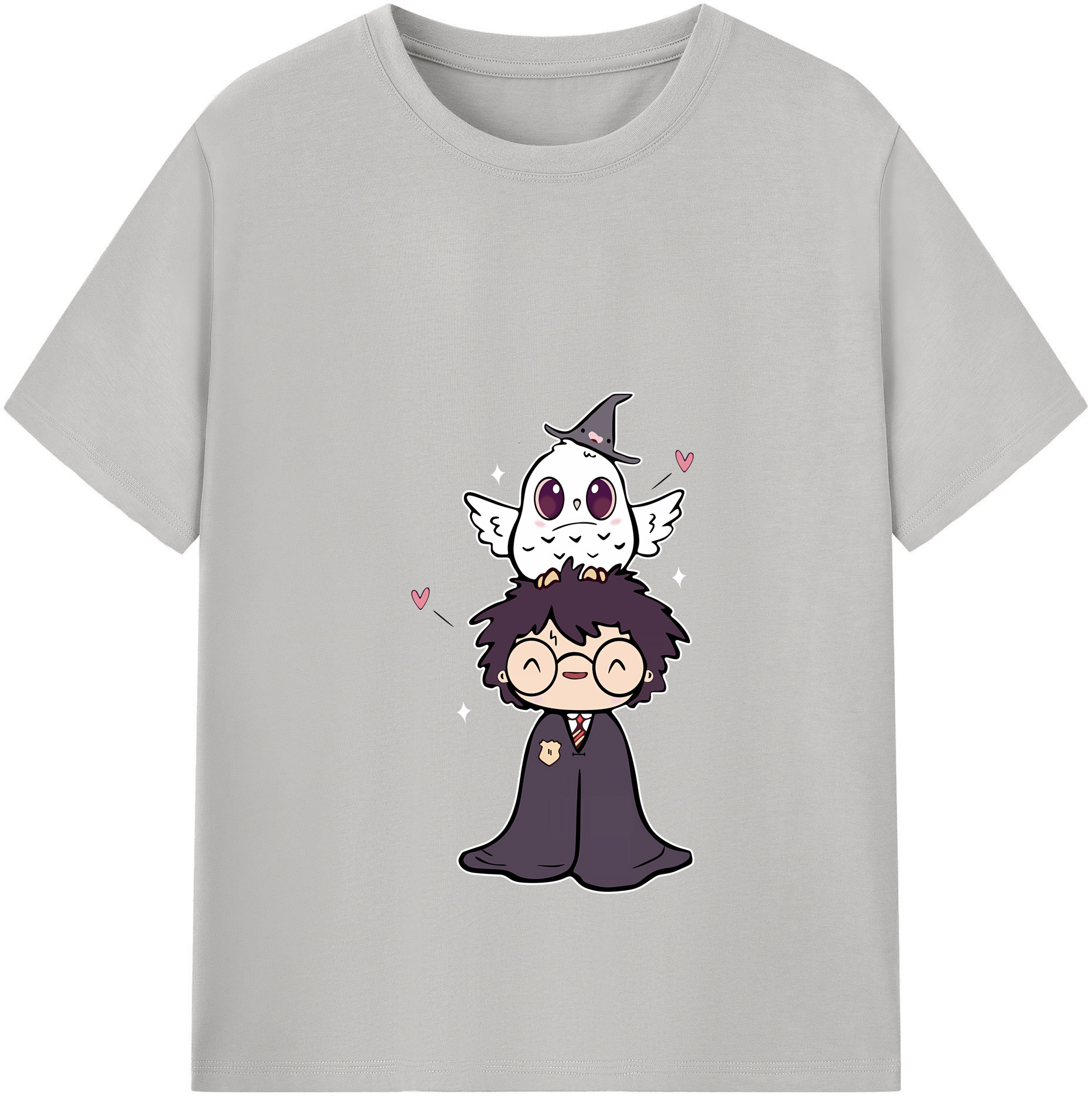 （画像用） Harry Potter ハリー・ポッターシリーズ レディースカジュアルプリントTシャツ（綿100％）