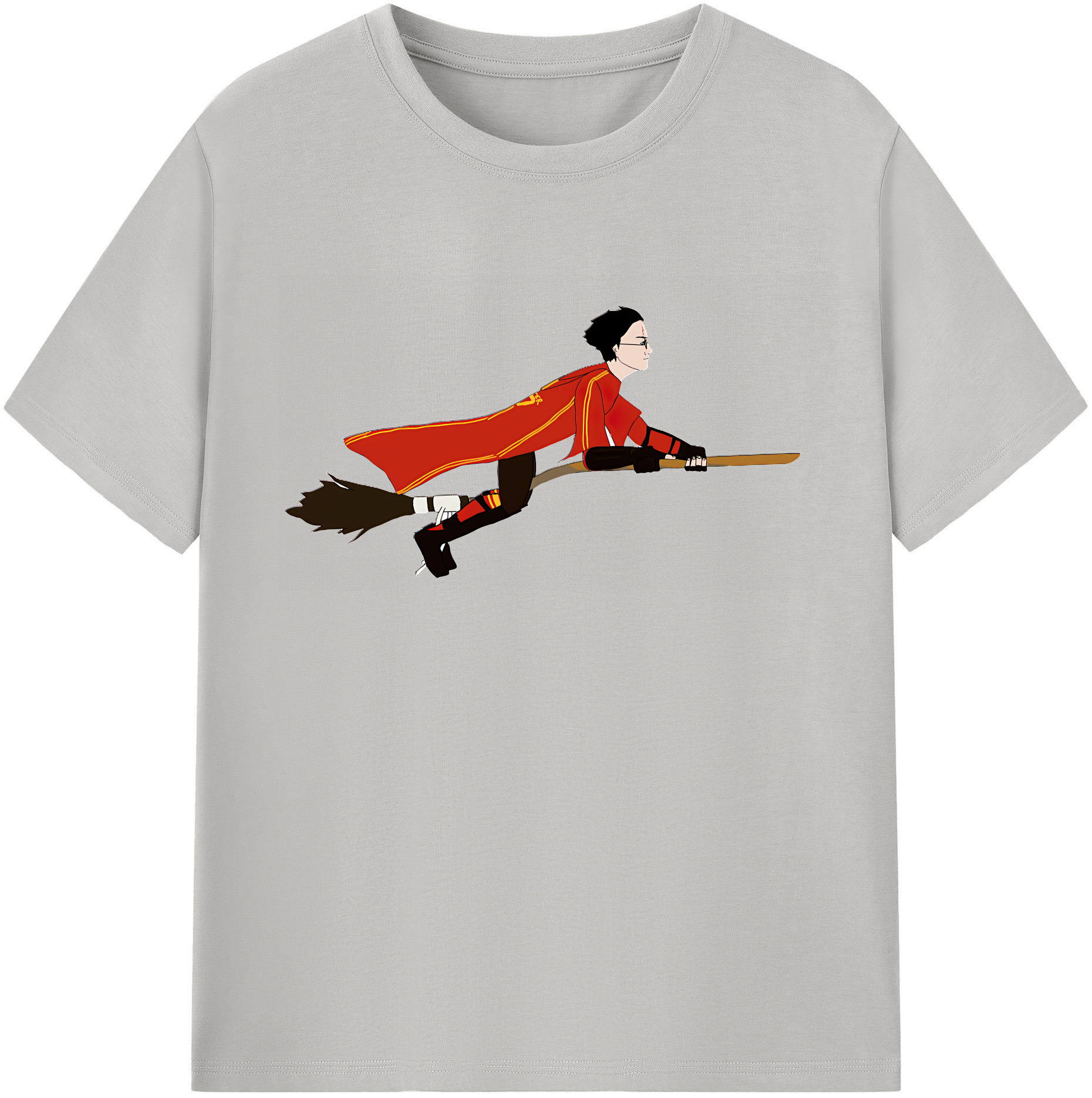 （画像用） Harry Potter ハリー・ポッターシリーズ レディースカジュアルプリントTシャツ（綿100％）