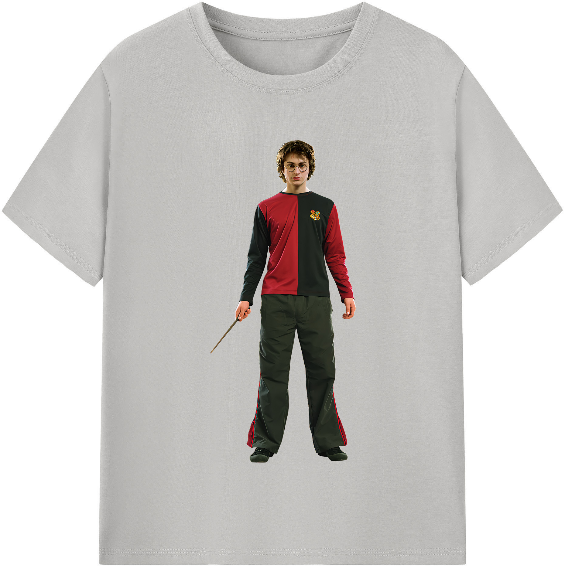（画像用） Harry Potter ハリー・ポッターシリーズ レディースカジュアルプリントTシャツ（綿100％）