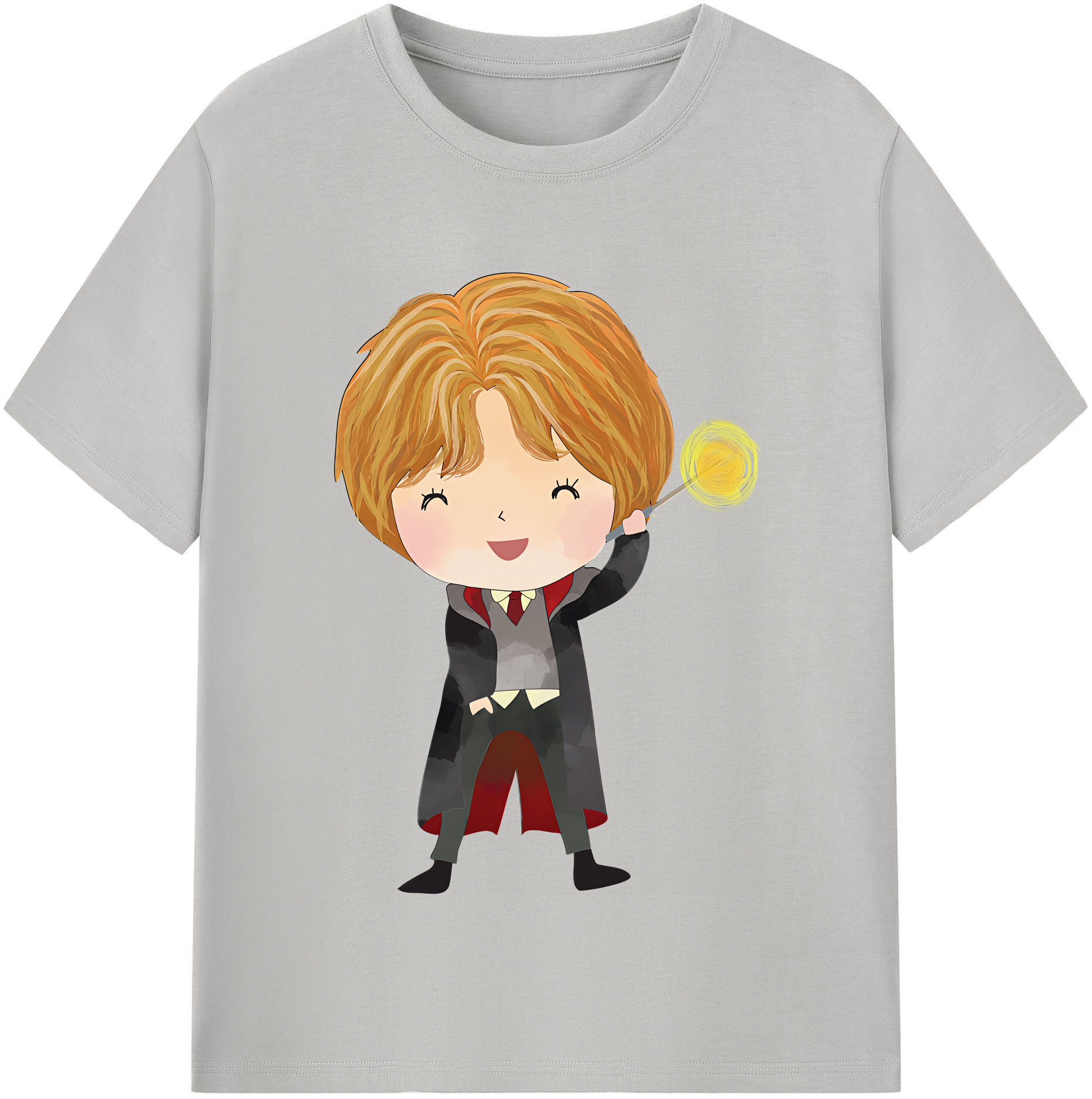 （画像用） Harry Potter ハリー・ポッターシリーズ レディースカジュアルプリントTシャツ（綿100％）
