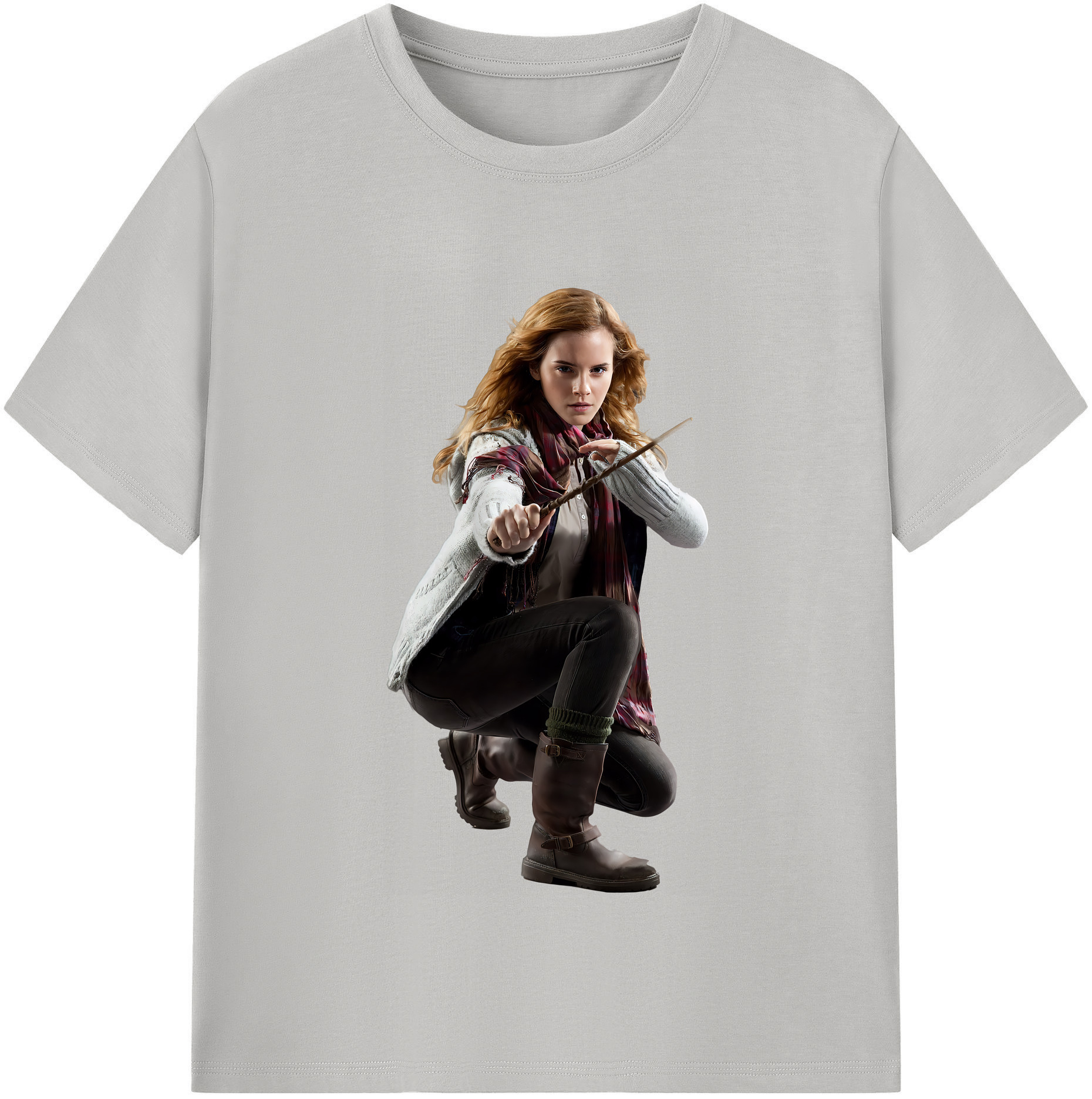 （画像用） Harry Potter ハリー・ポッターシリーズ レディースカジュアルプリントTシャツ（綿100％）