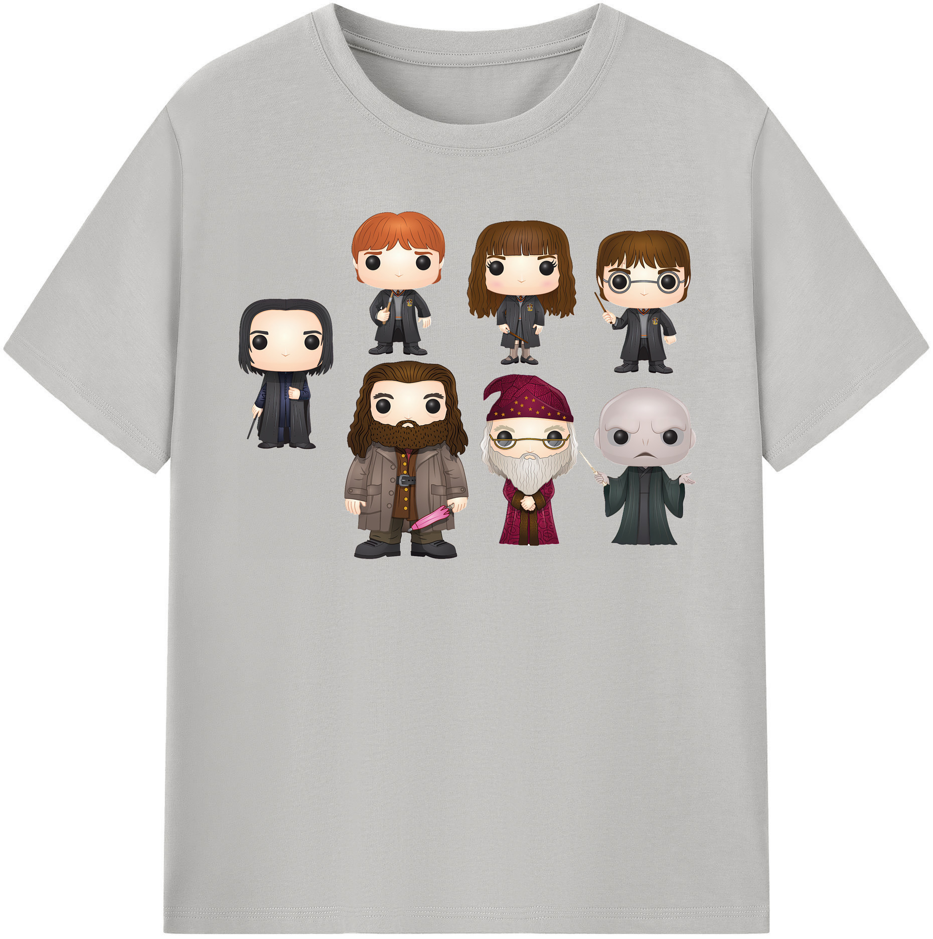 （画像用） Harry Potter ハリー・ポッターシリーズ レディースカジュアルプリントTシャツ（綿100％）