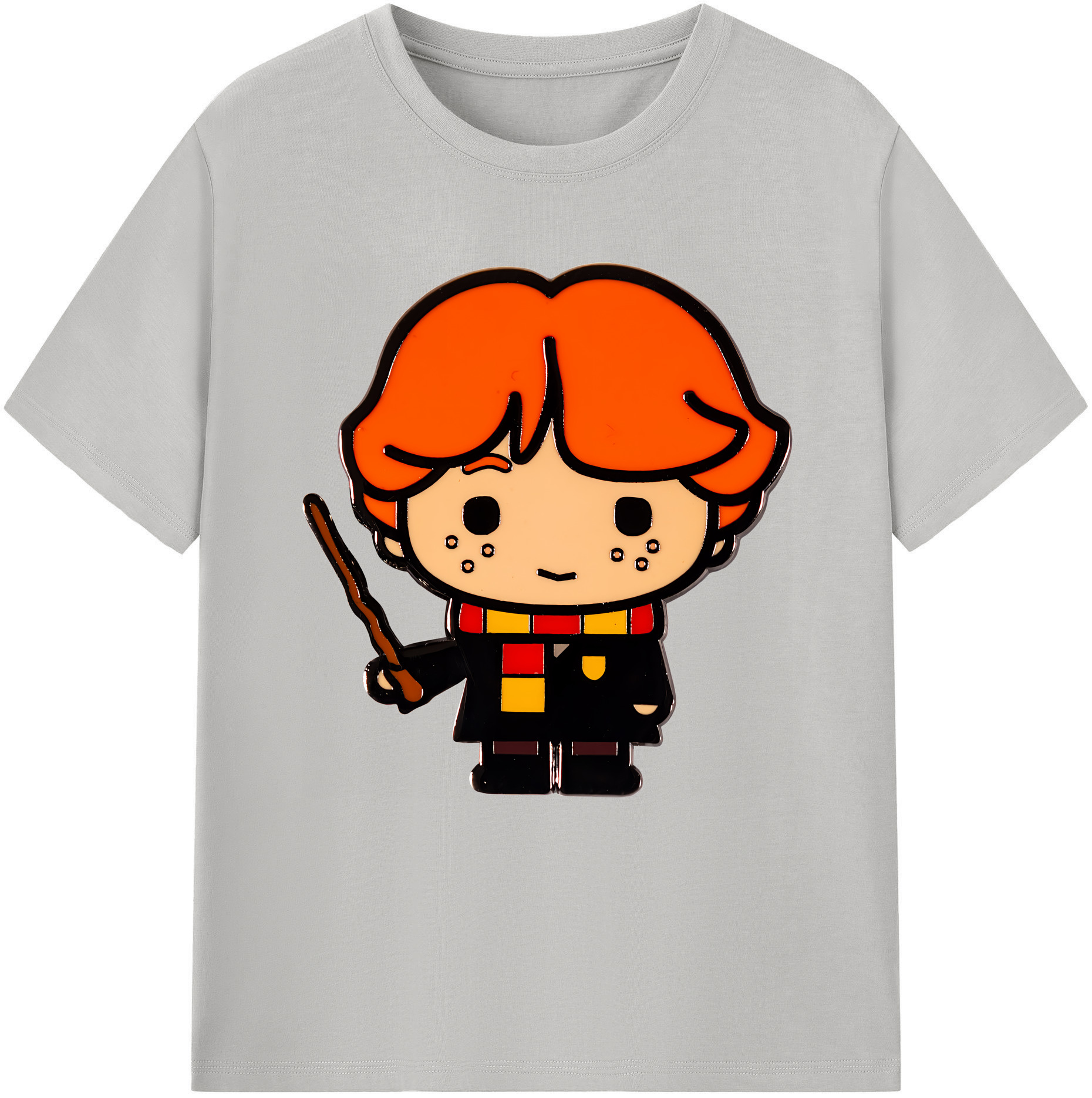 （画像用） Harry Potter ハリー・ポッターシリーズ レディースカジュアルプリントTシャツ（綿100％）