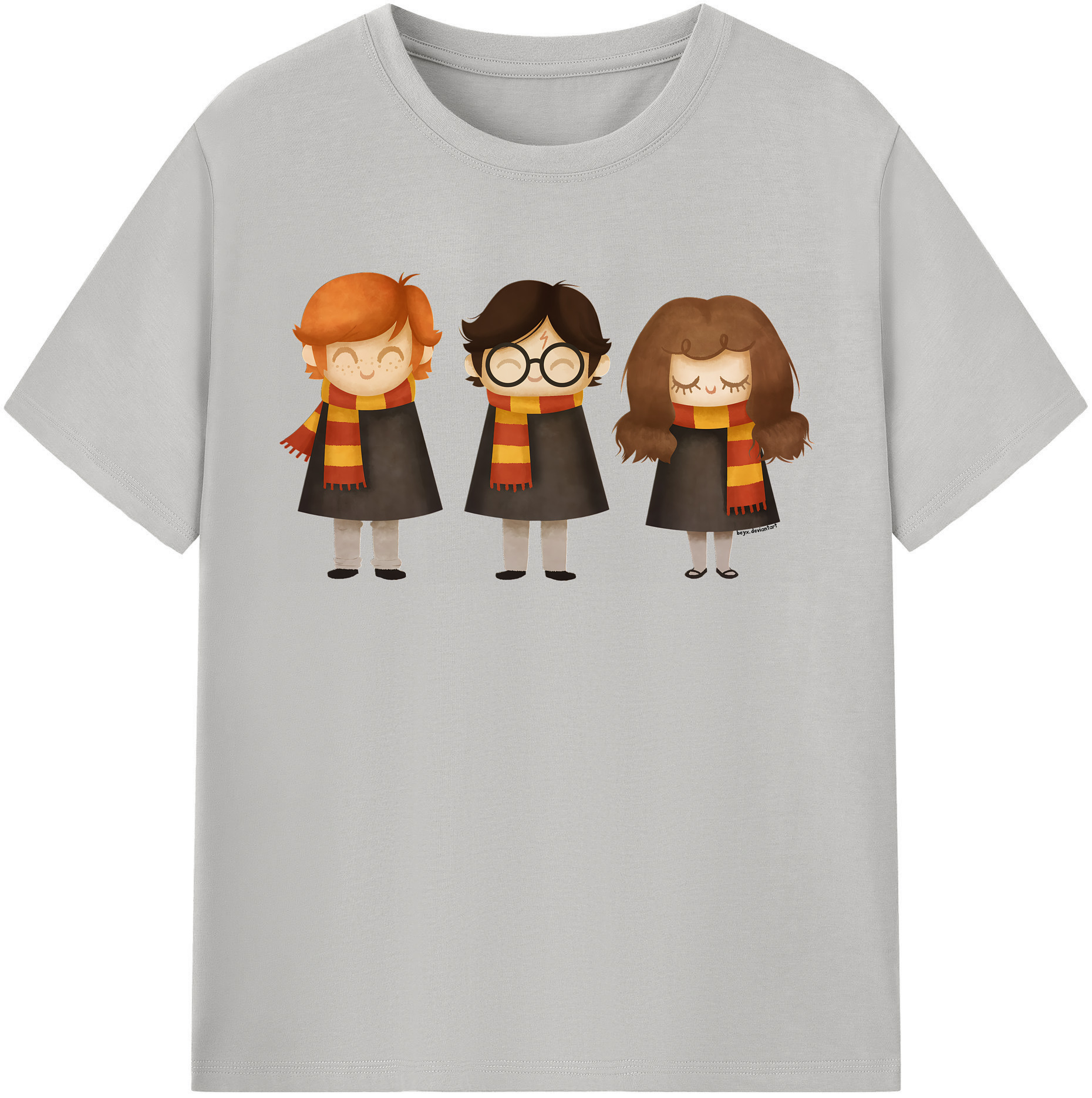 （画像用） Harry Potter ハリー・ポッターシリーズ レディースカジュアルプリントTシャツ（綿100％）