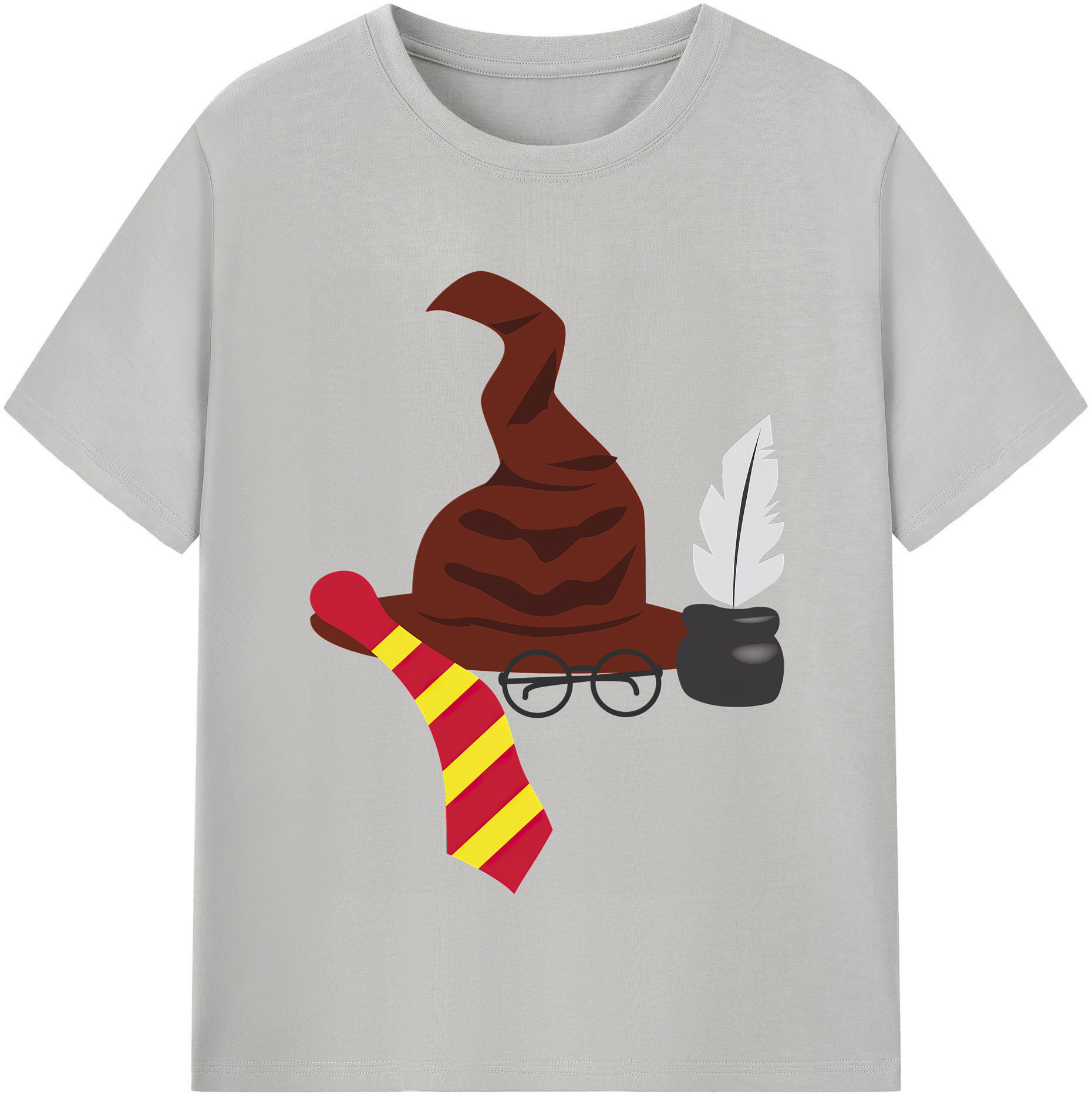 （画像用） Harry Potter ハリー・ポッターシリーズ レディースカジュアルプリントTシャツ（綿100％）