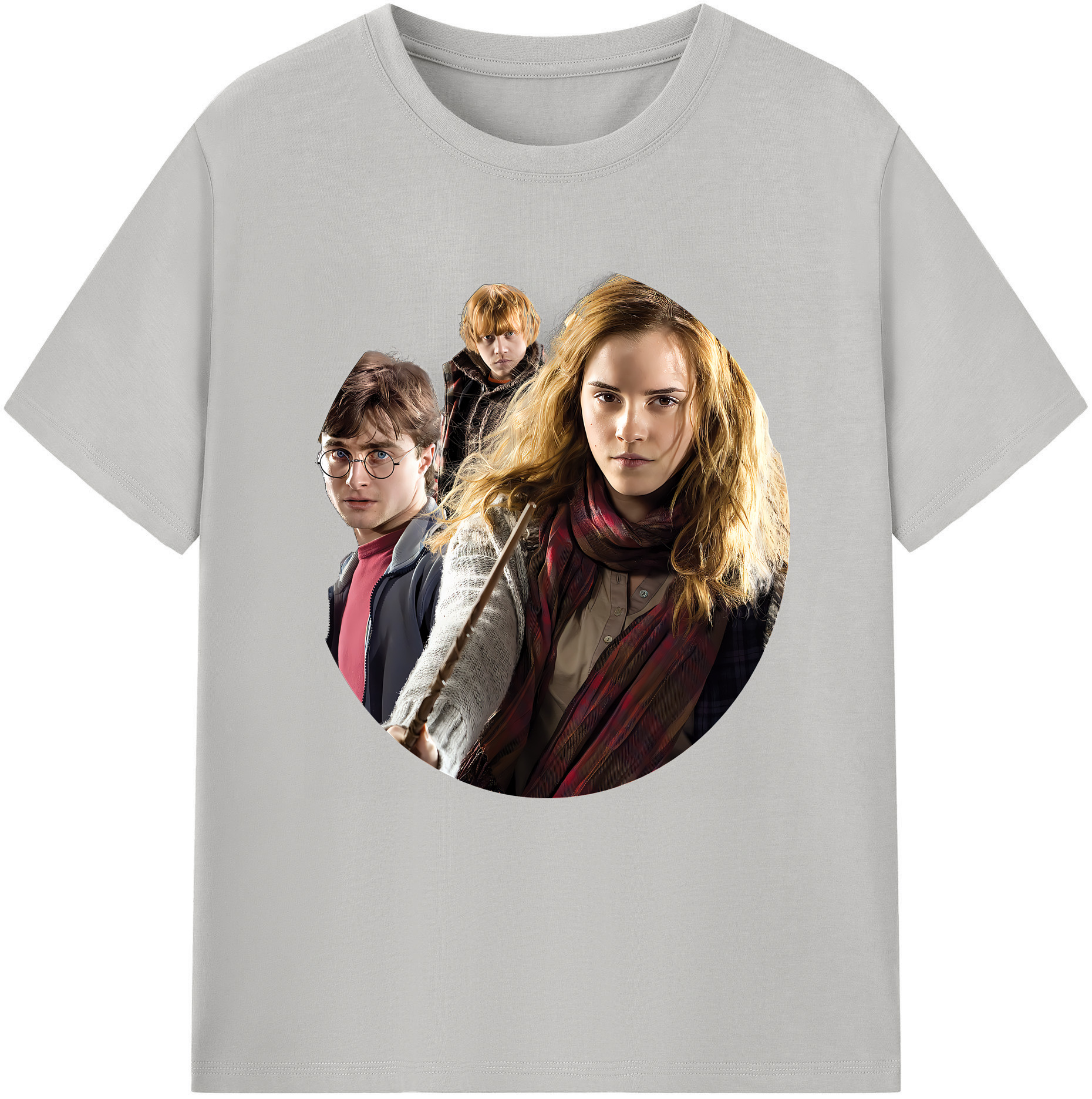 （画像用） Harry Potter ハリー・ポッターシリーズ レディースカジュアルプリントTシャツ（綿100％）