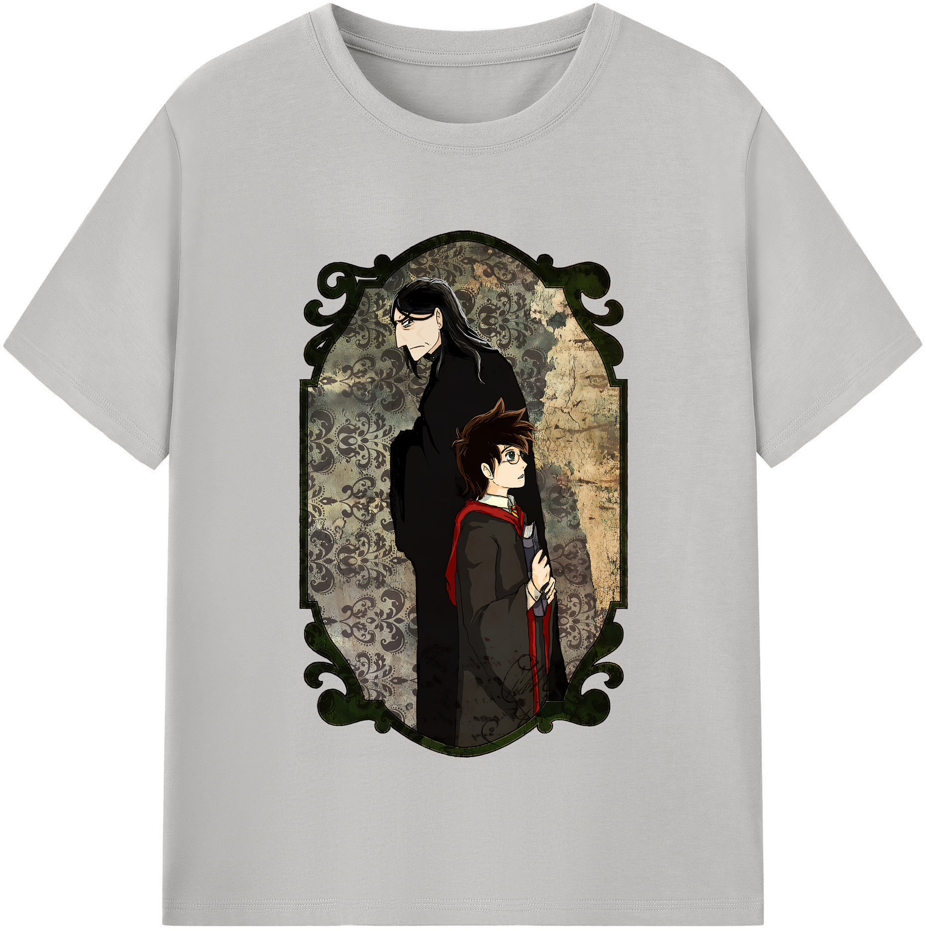 （画像用） Harry Potter ハリー・ポッターシリーズ レディースカジュアルプリントTシャツ（綿100％）