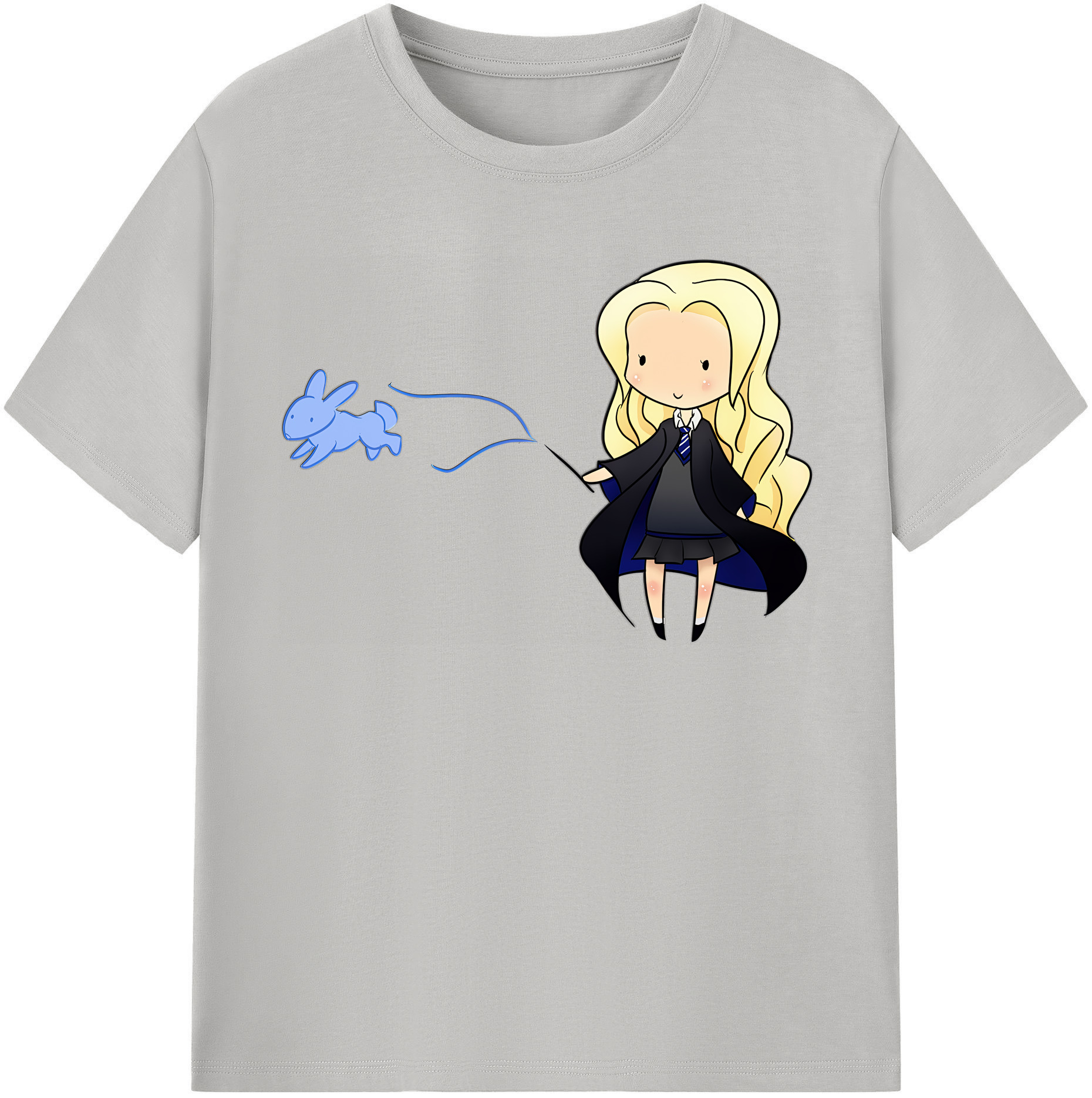 （画像用） Harry Potter ハリー・ポッターシリーズ レディースカジュアルプリントTシャツ（綿100％）