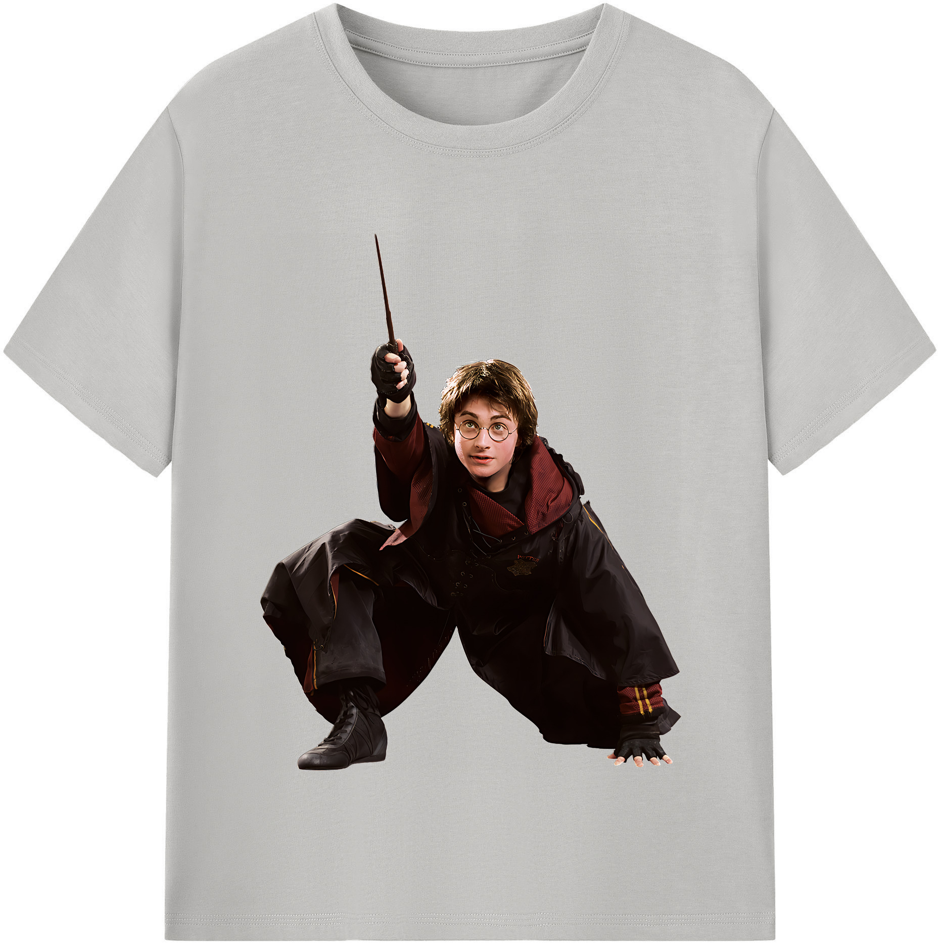 （画像用） Harry Potter ハリー・ポッターシリーズ レディースカジュアルプリントTシャツ（綿100％）