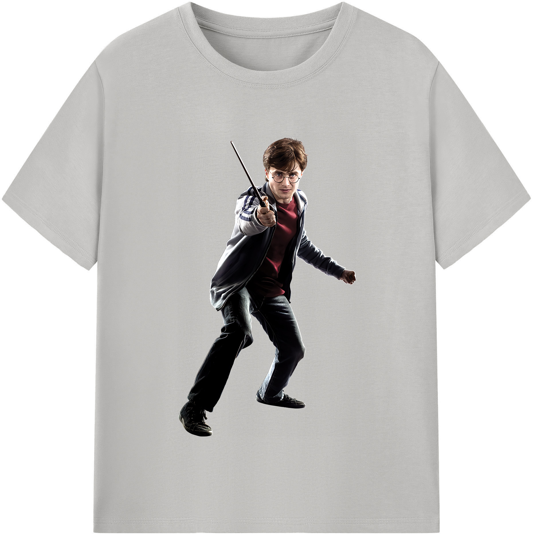 （画像用） Harry Potter ハリー・ポッターシリーズ レディースカジュアルプリントTシャツ（綿100％）