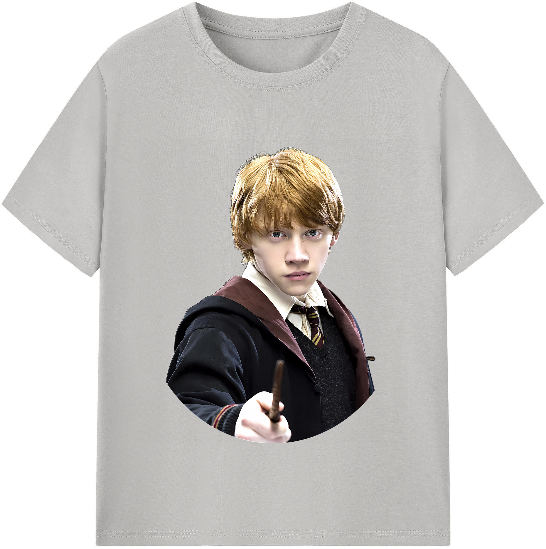 （画像用） Harry Potter ハリー・ポッターシリーズ レディースカジュアルプリントTシャツ（綿100％）