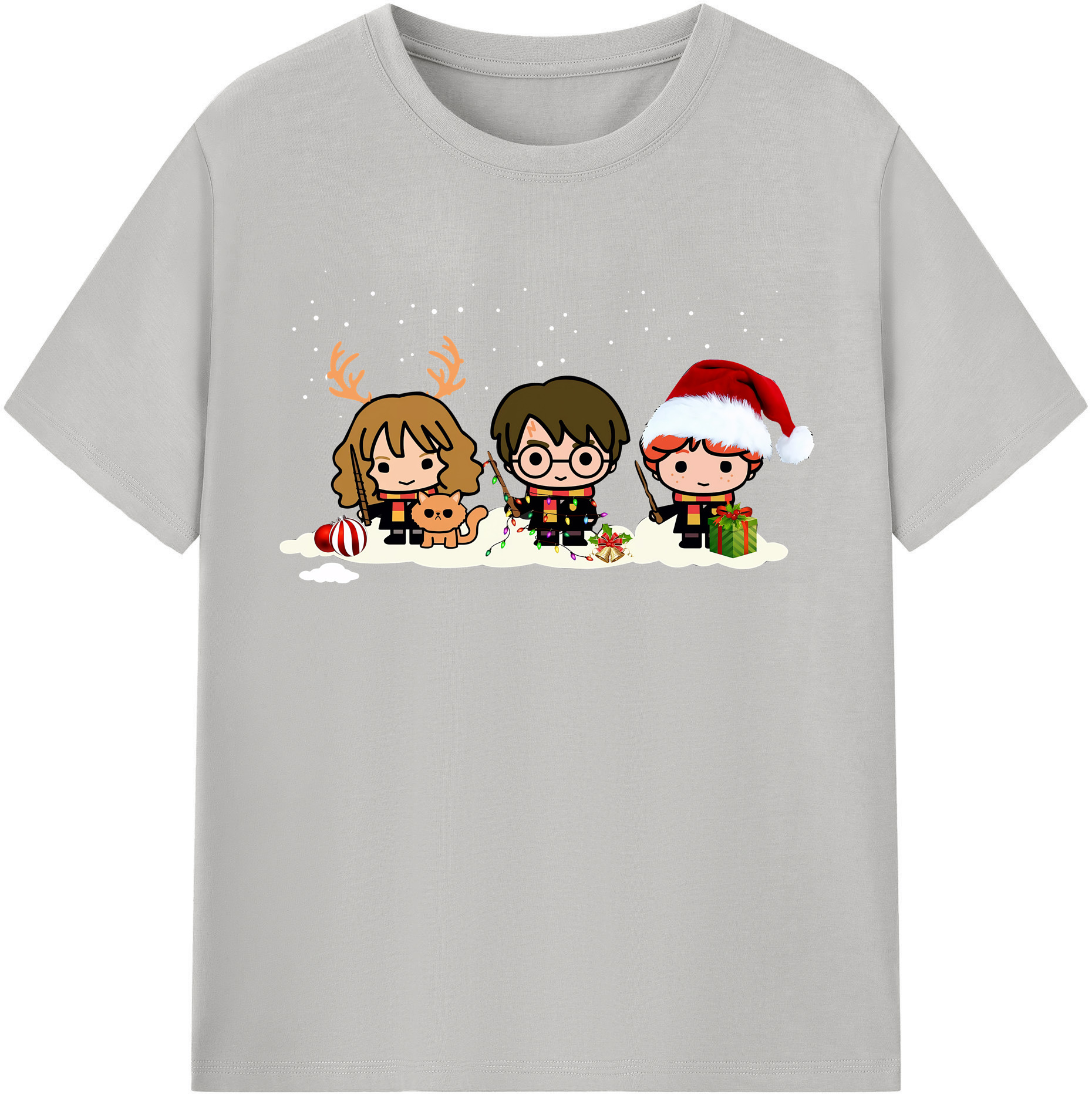 （画像用） Harry Potter ハリー・ポッターシリーズ レディースカジュアルプリントTシャツ（綿100％）