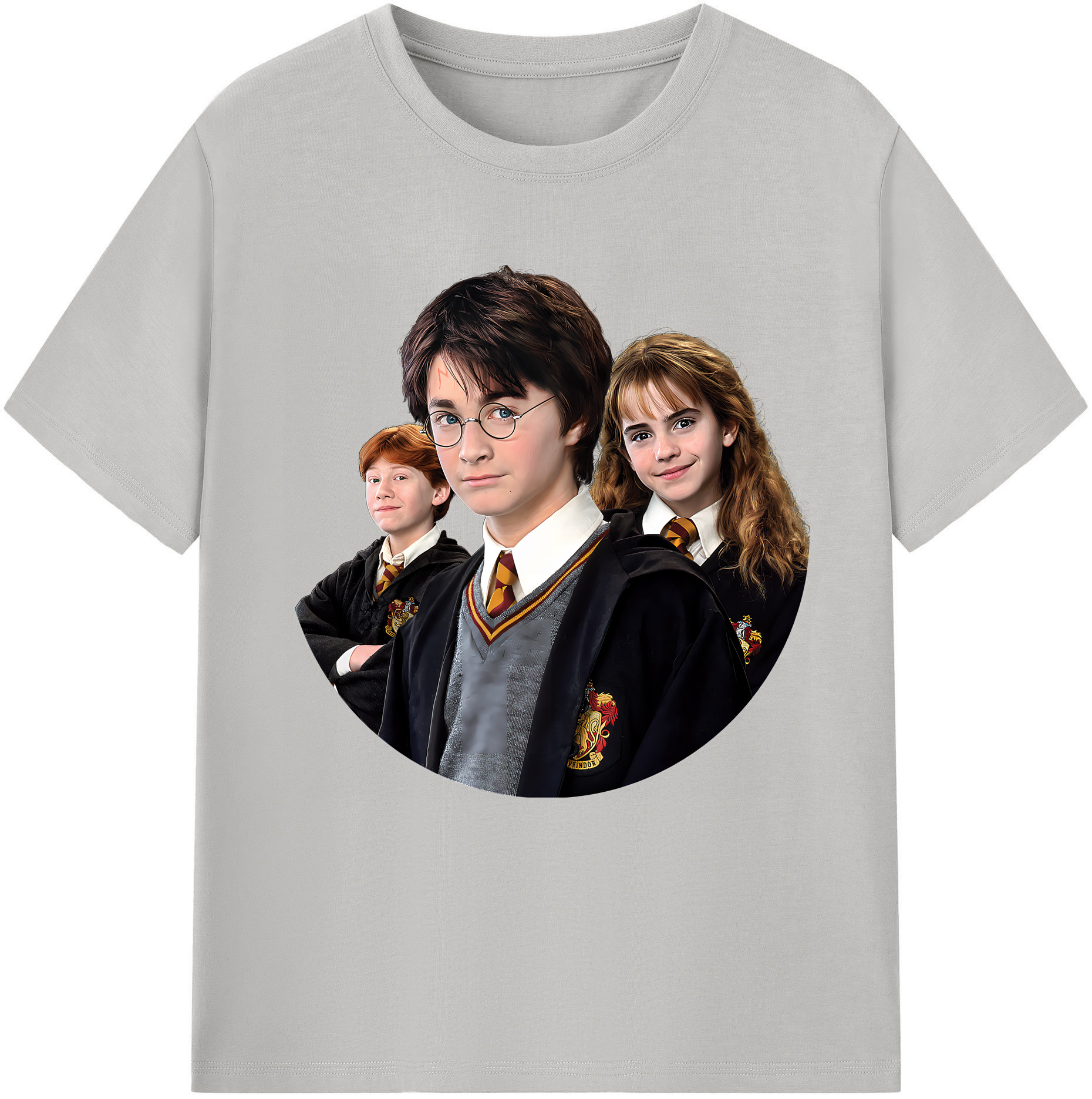 （画像用） Harry Potter ハリー・ポッターシリーズ レディースカジュアルプリントTシャツ（綿100％）