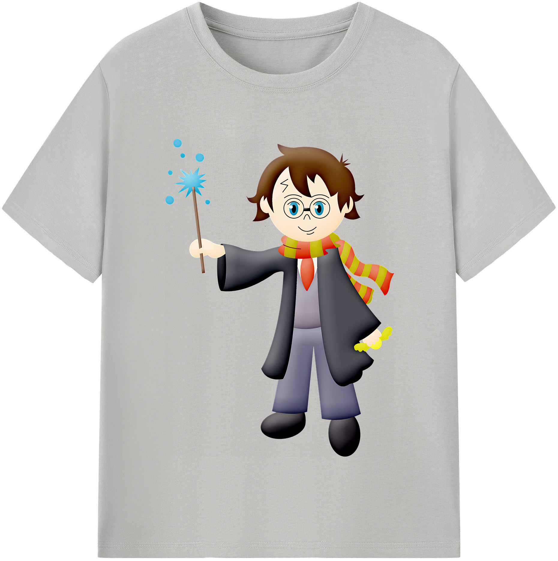 （画像用） Harry Potter ハリー・ポッターシリーズ レディースカジュアルプリントTシャツ（綿100％）