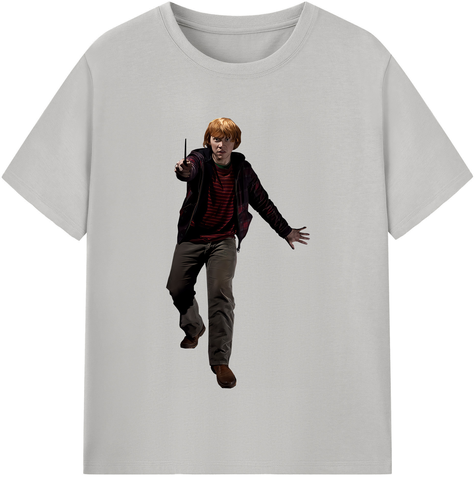 （画像用） Harry Potter ハリー・ポッターシリーズ レディースカジュアルプリントTシャツ（綿100％）
