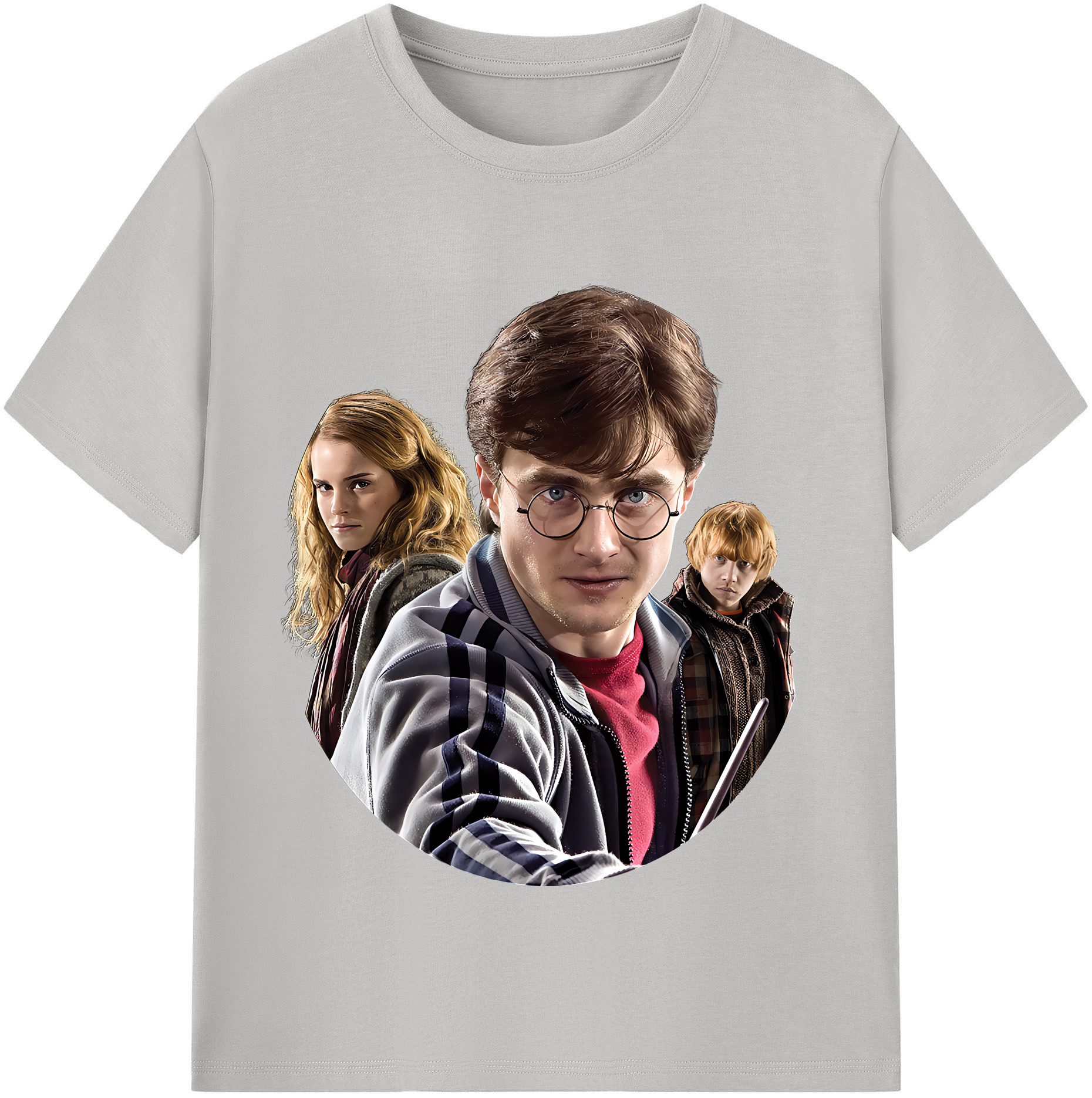 （画像用） Harry Potter ハリー・ポッターシリーズ レディースカジュアルプリントTシャツ（綿100％）
