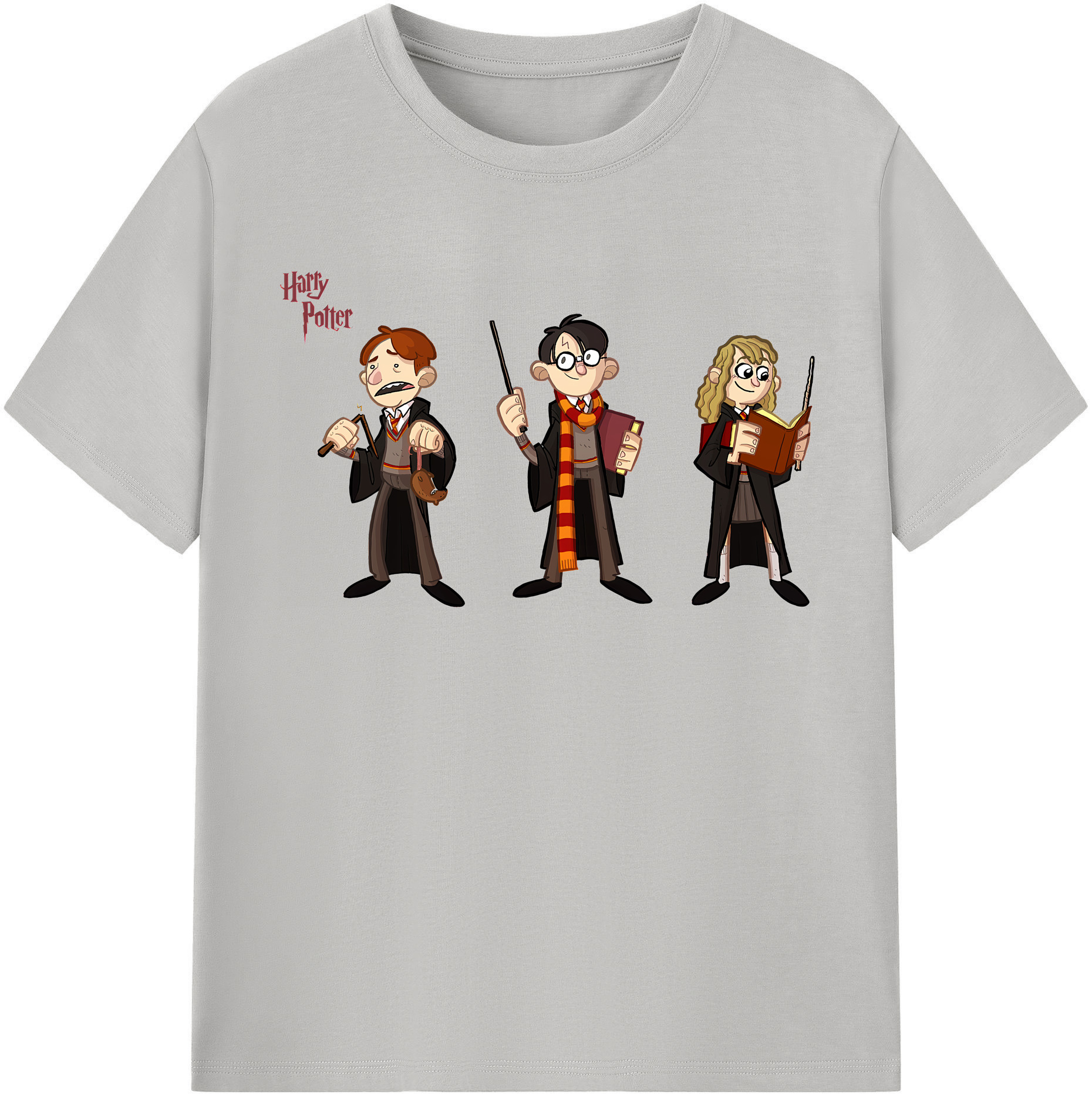 （画像用） Harry Potter ハリー・ポッターシリーズ レディースカジュアルプリントTシャツ（綿100％）