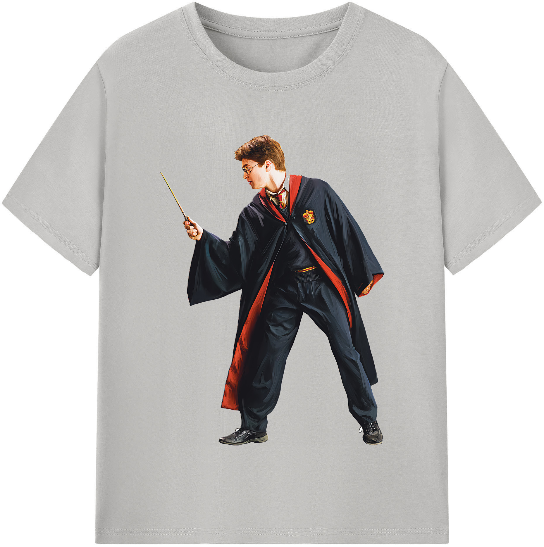 （画像用） Harry Potter ハリー・ポッターシリーズ レディースカジュアルプリントTシャツ（綿100％）
