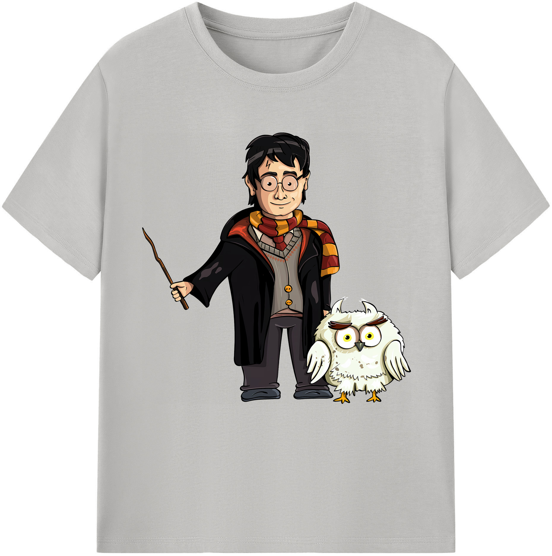 （画像用） Harry Potter ハリー・ポッターシリーズ レディースカジュアルプリントTシャツ（綿100％）